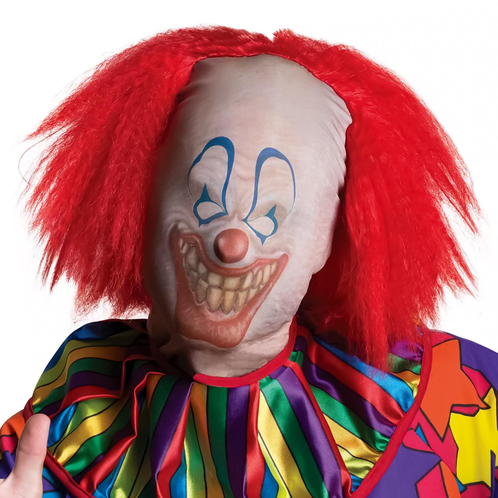 Horror Clown Skinsuit Adult Costume Mask