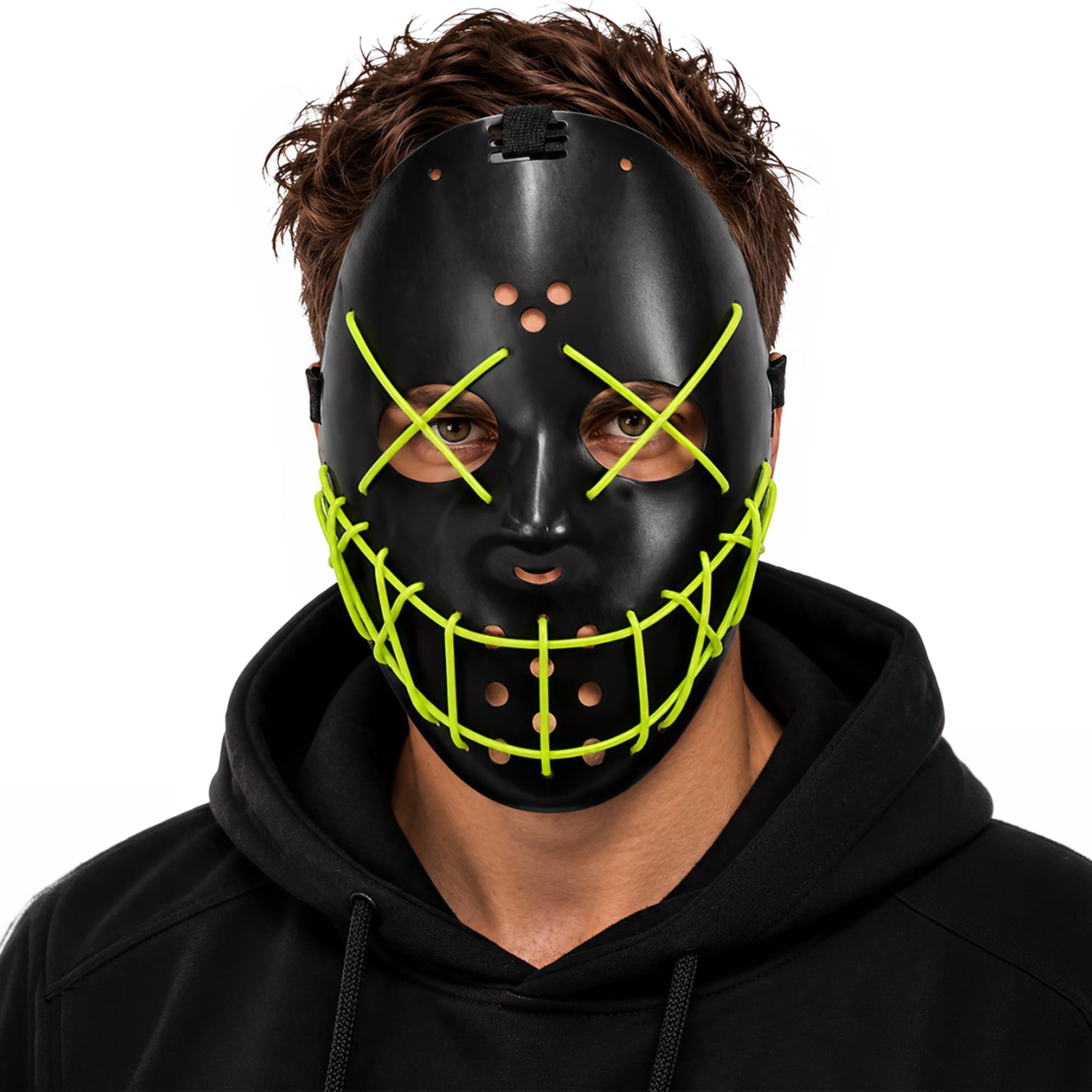 Anarchy Green Glow Purge Adult Costume Mask