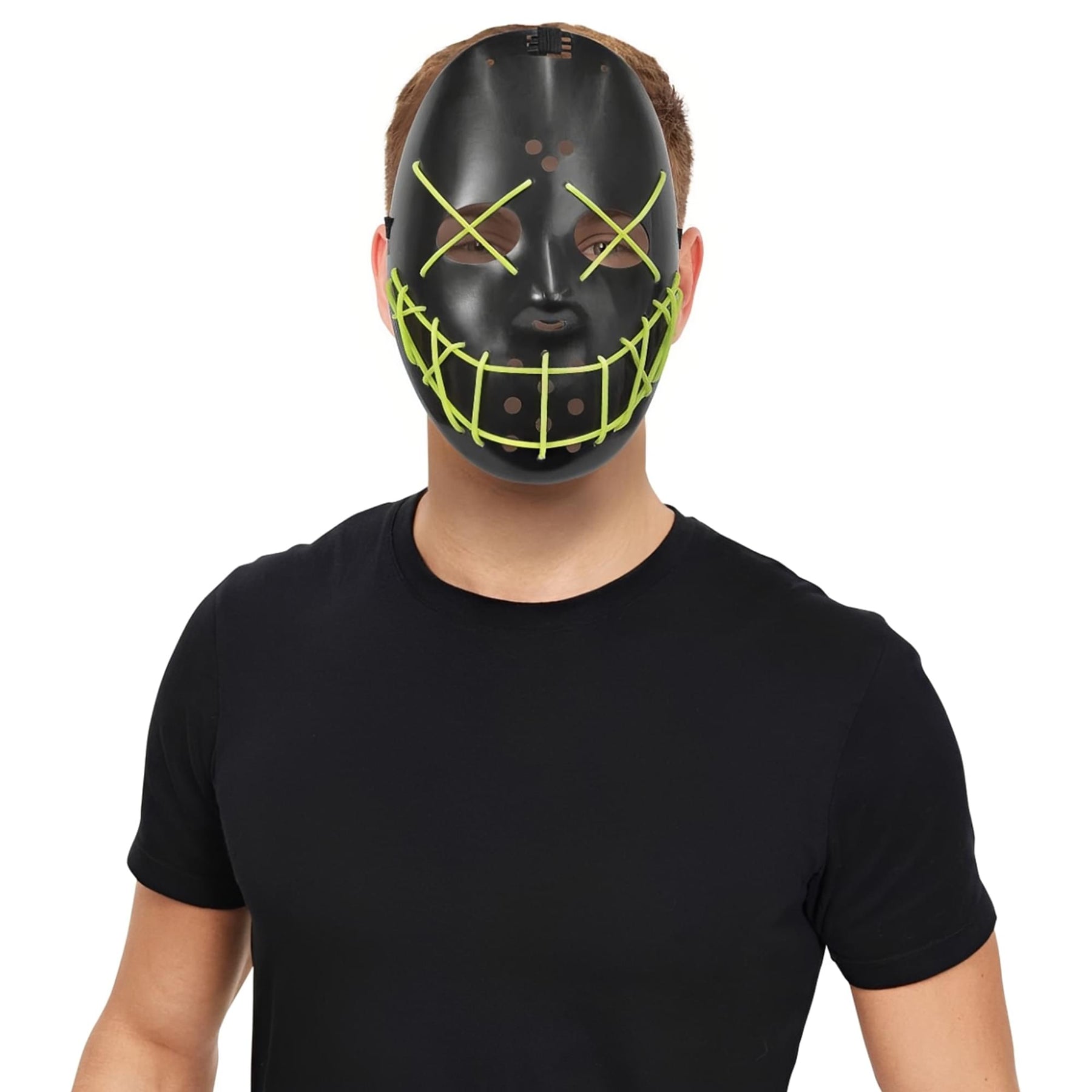 Anarchy Green Glow Purge Adult Costume Mask