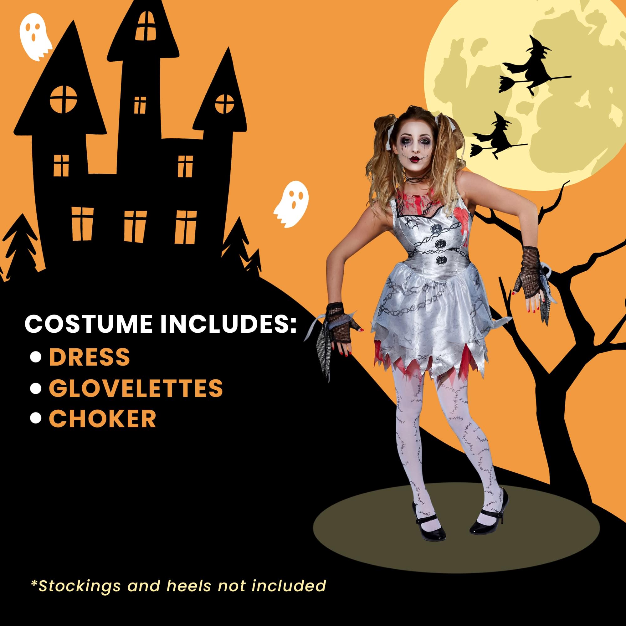 Dead Doll Adult Women's Costume
