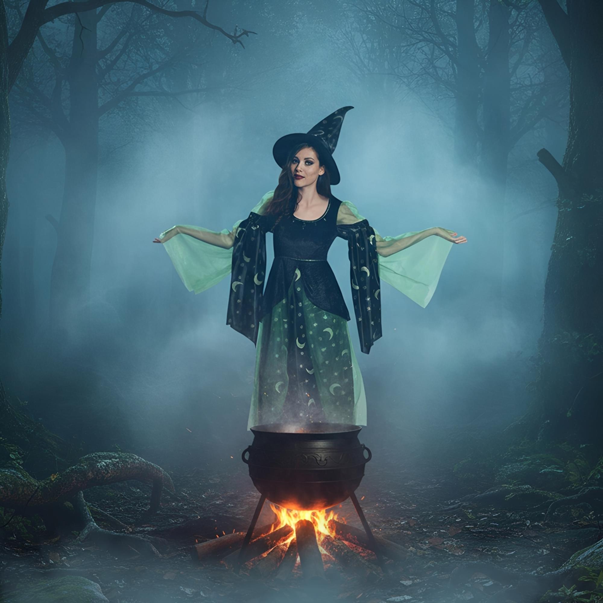Moonlight Witch Adult Women's Costume