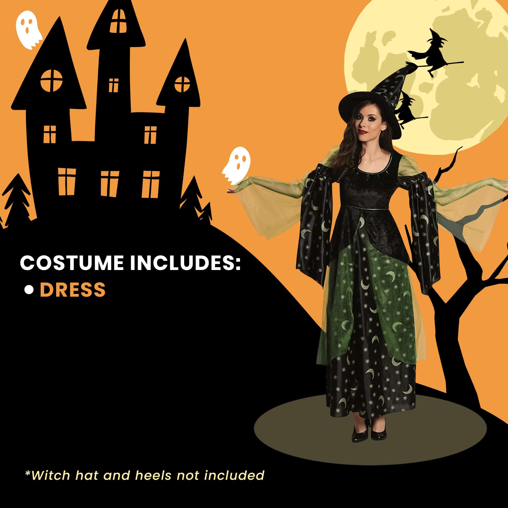 Moonlight Witch Adult Women's Costume