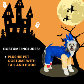 Sonic The Hedghog Hooded Pet Costume