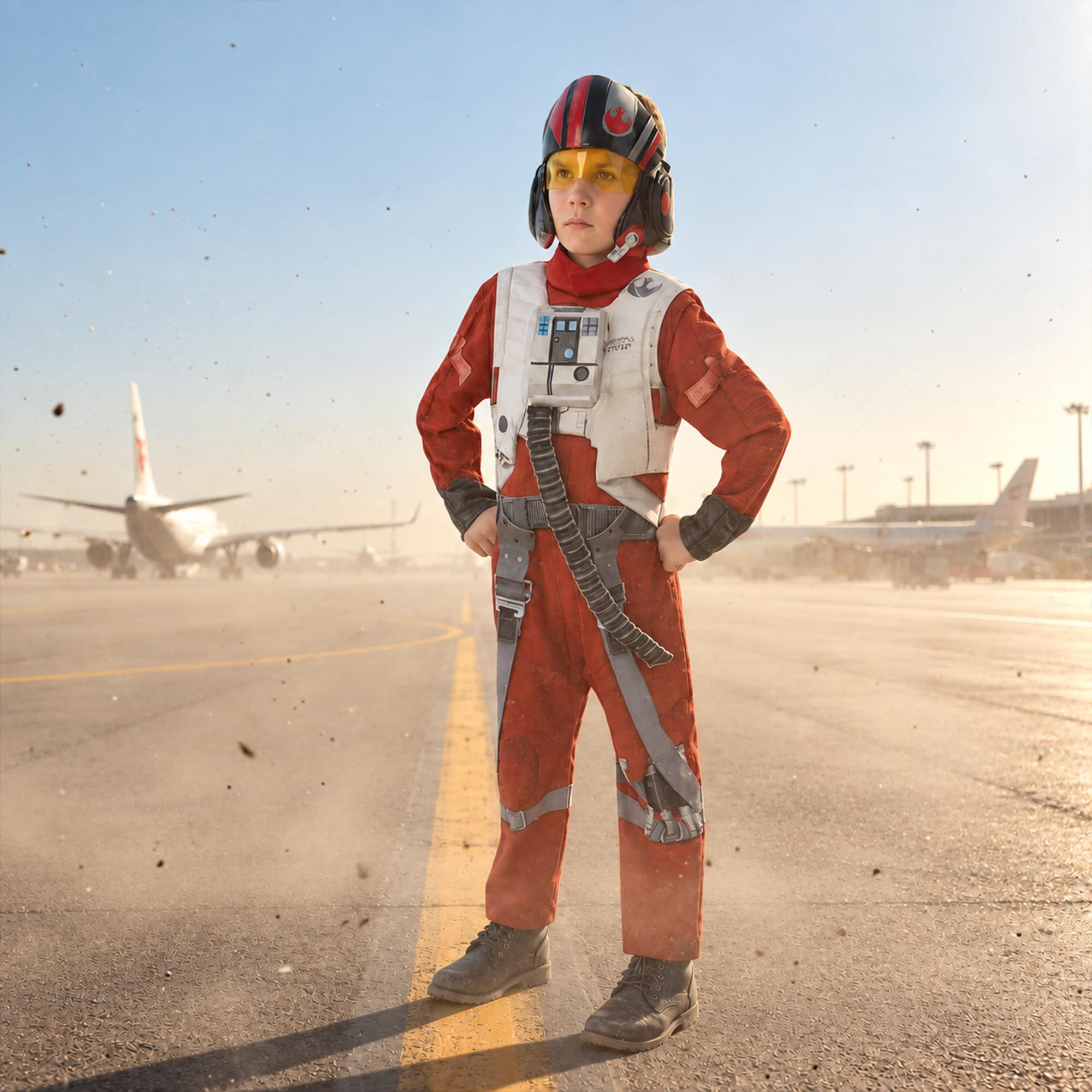 Star Wars Poe X-Wing Fighter Deluxe Child Costume