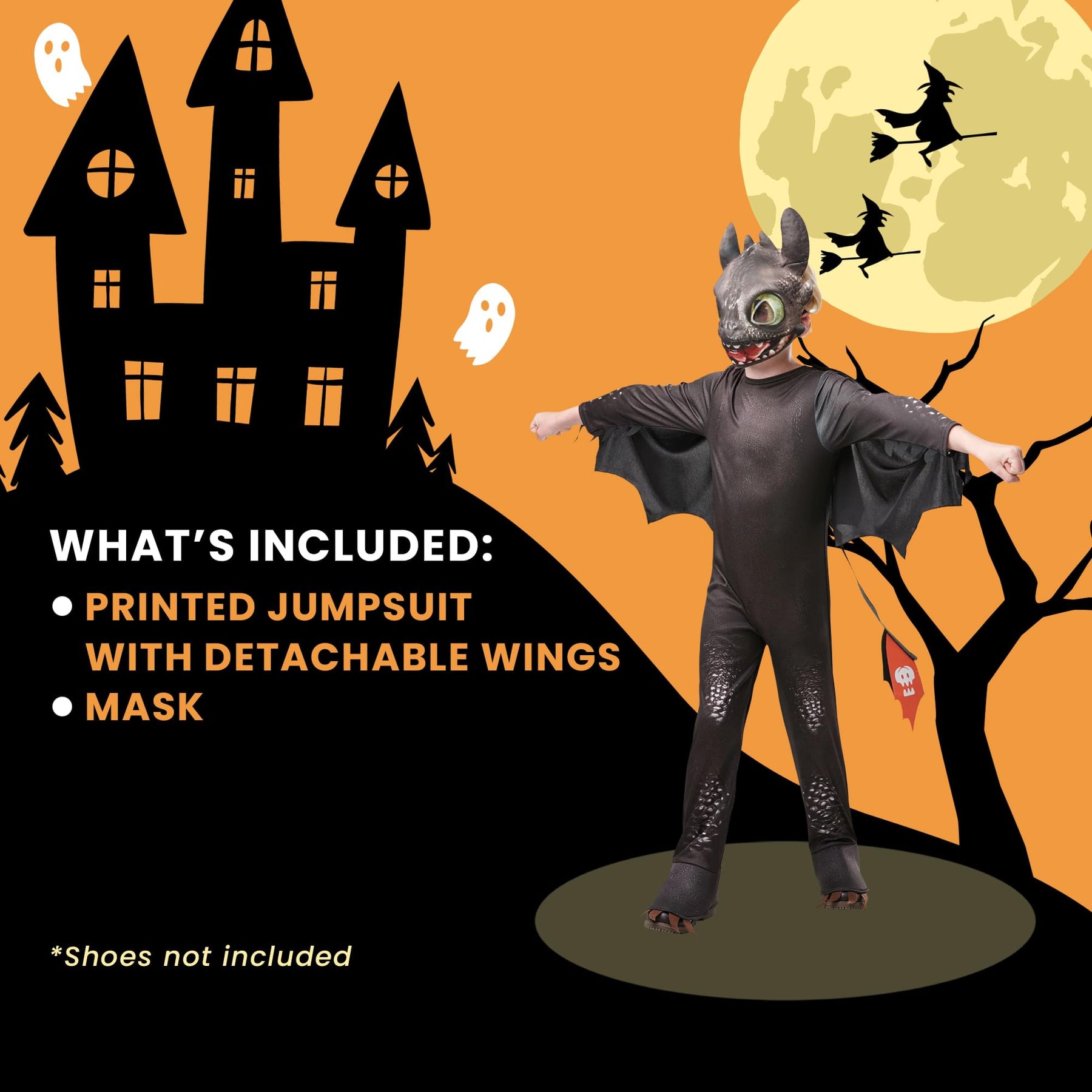 How To Train Your Dragon Toothless Child Costume