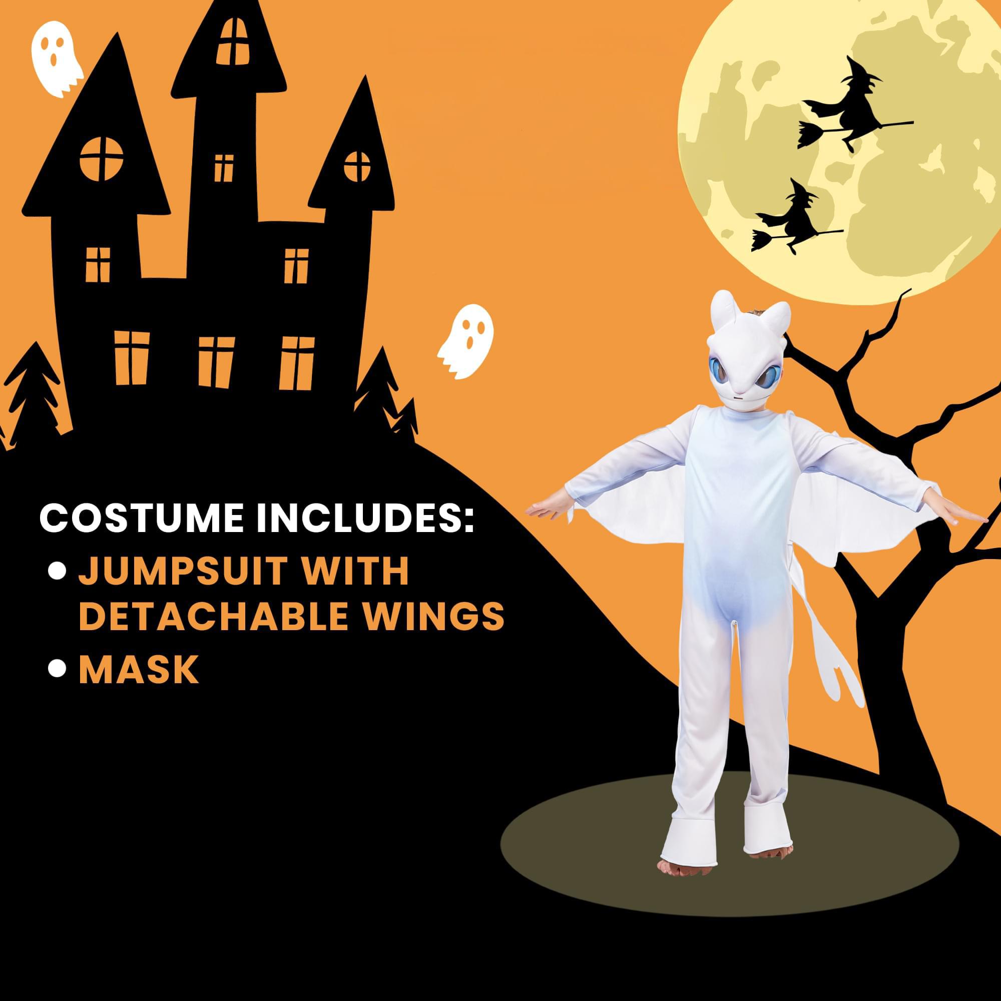 How To Train Your Dragon Light Fury Child Costume