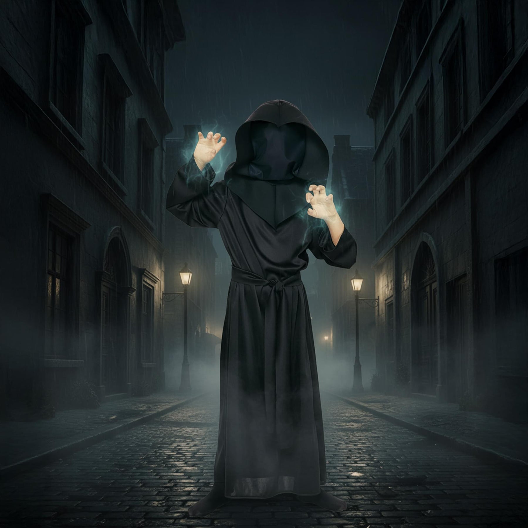 Hidden Face Child Costume Robe