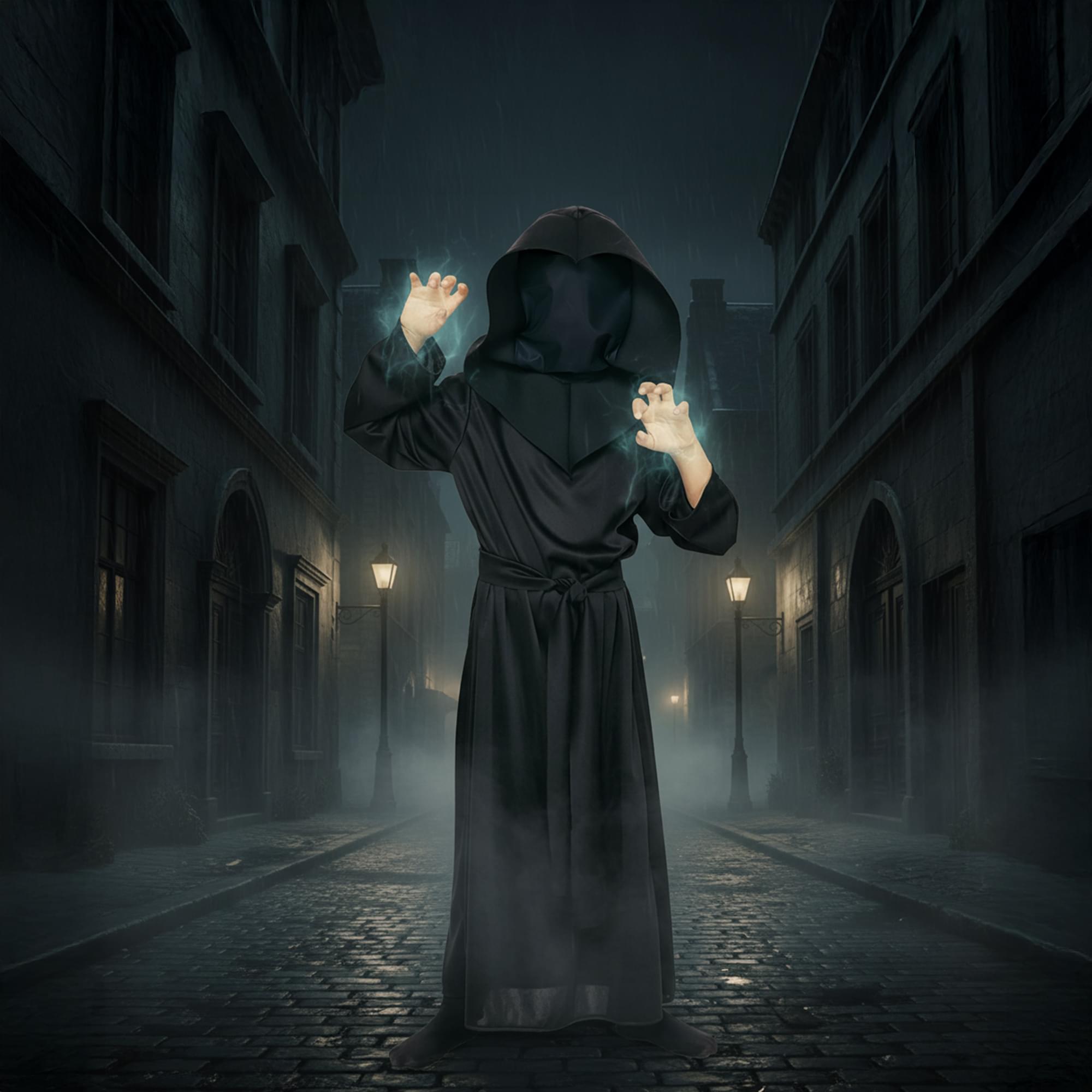 Hidden Face Child Costume Robe