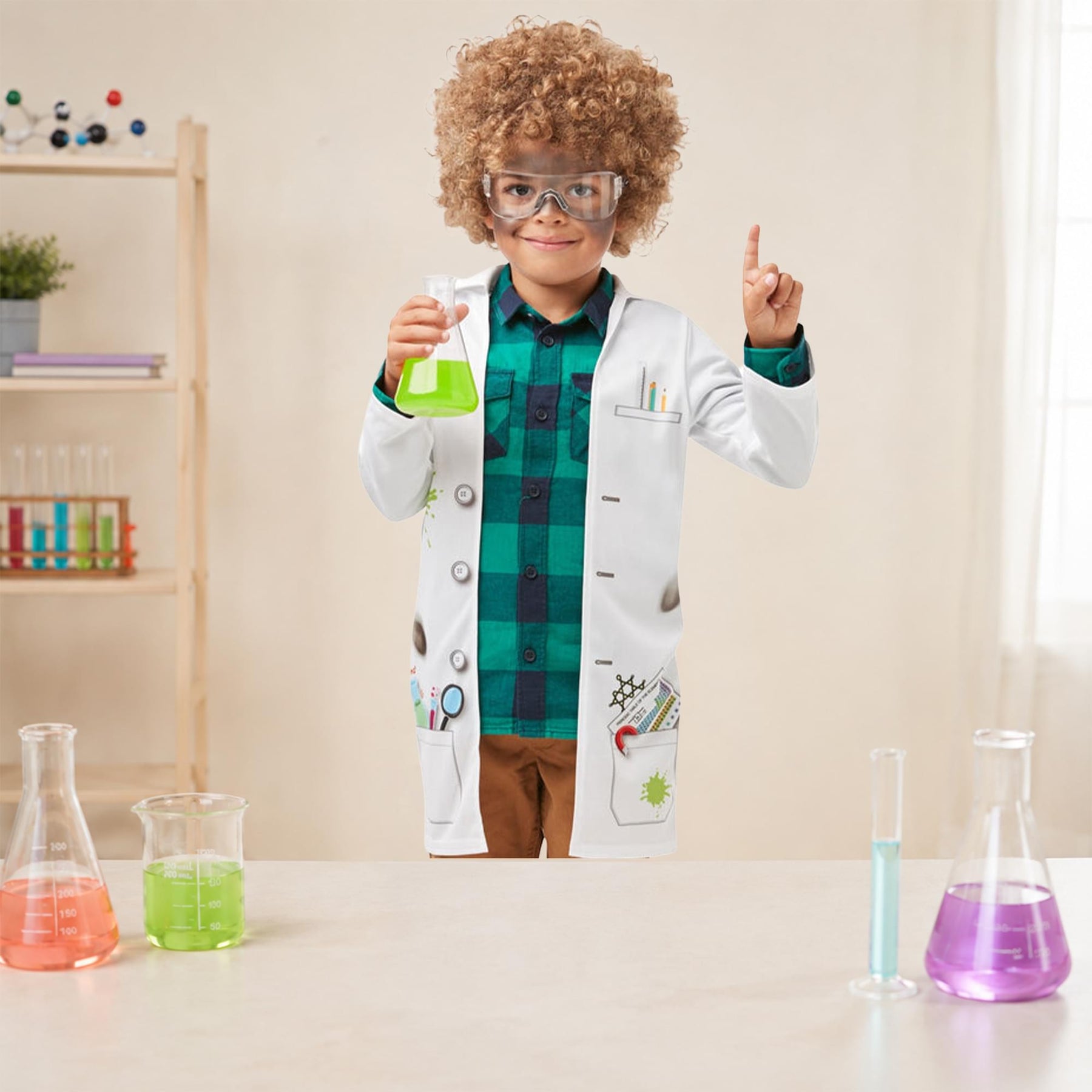 Mad Scientist Child Costume | Large