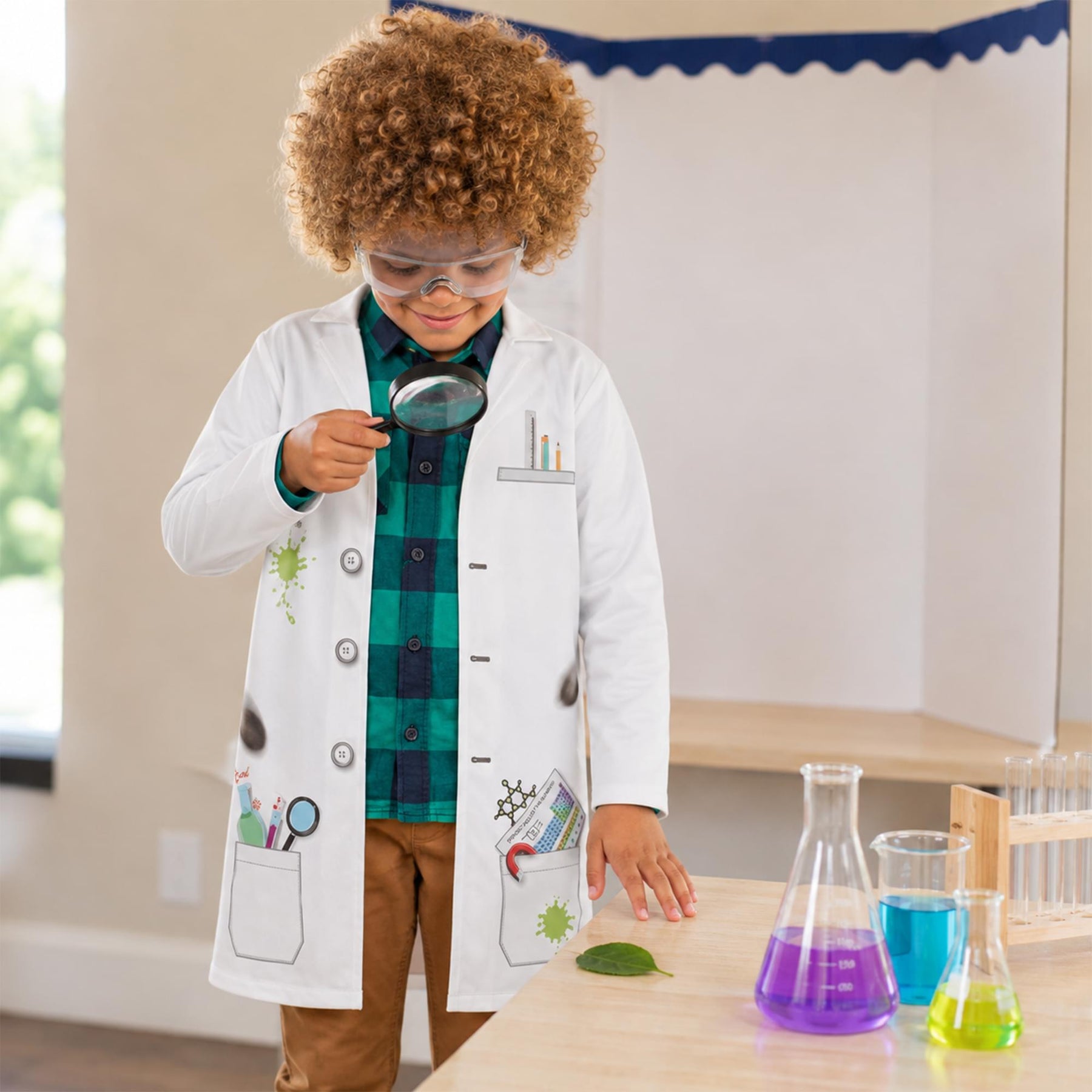 Mad Scientist Child Costume | Large