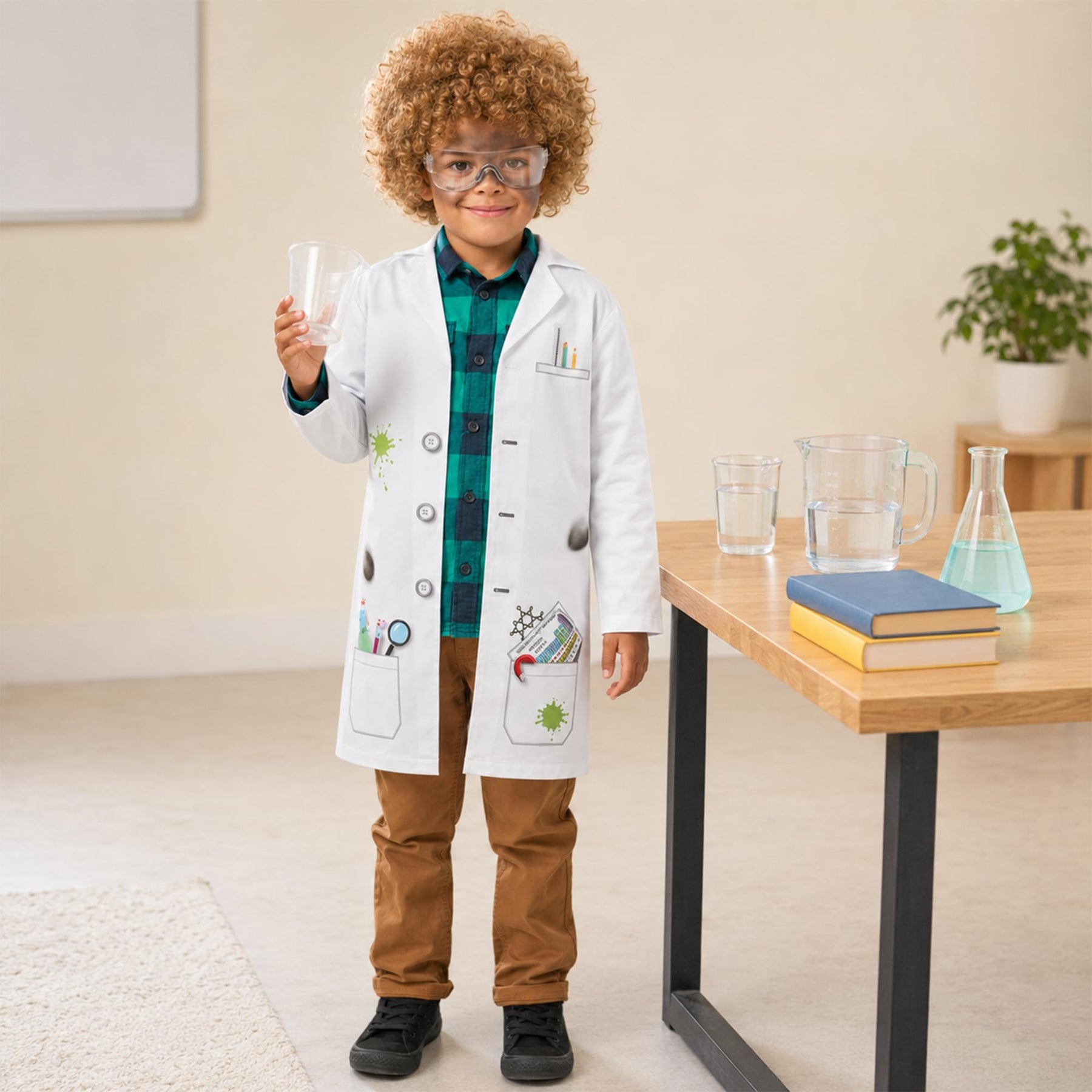 Mad Scientist Child Costume | Large