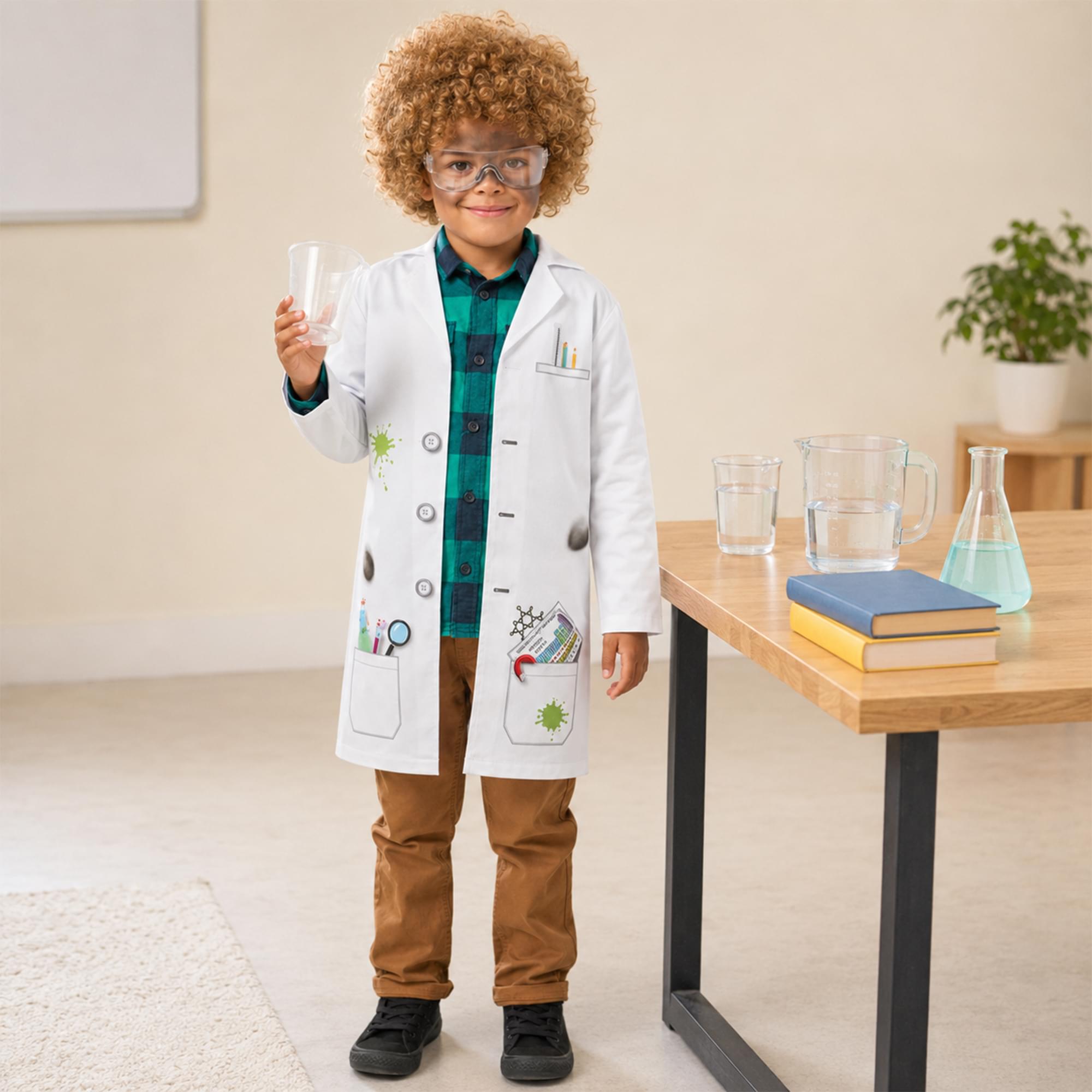 Mad Scientist Child Costume | Large
