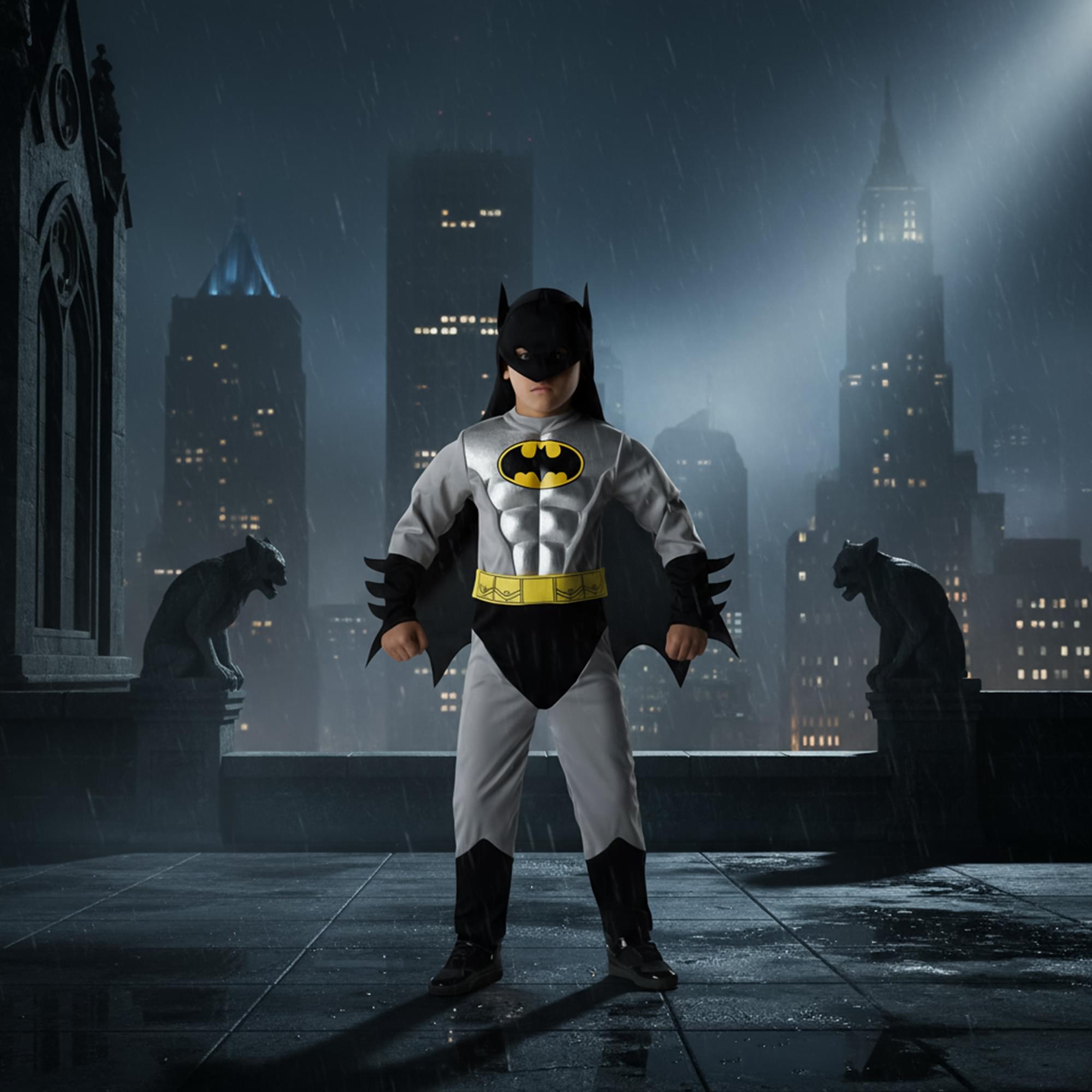 DC Silver Batman Child Costume