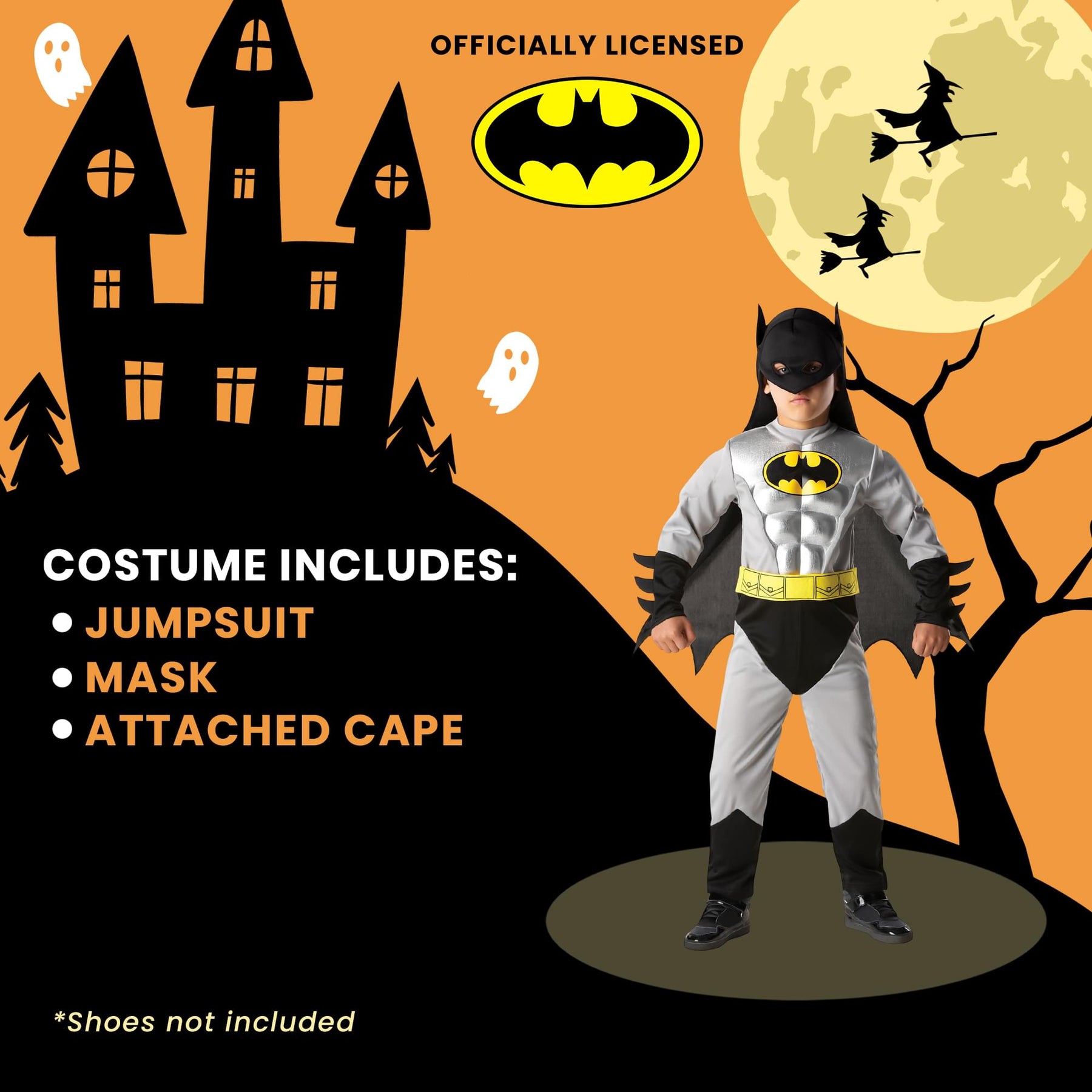 DC Silver Batman Child Costume