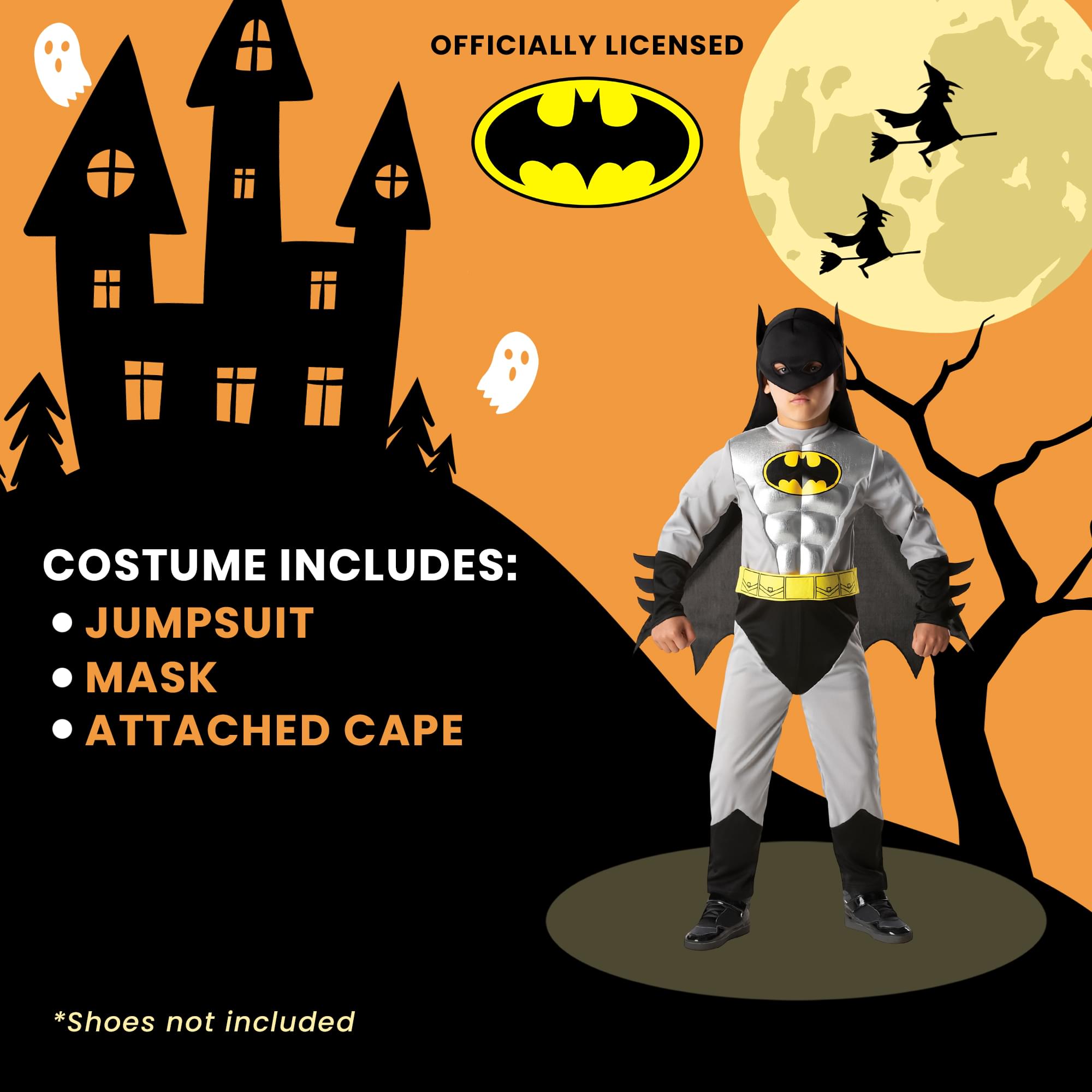 DC Silver Batman Child Costume