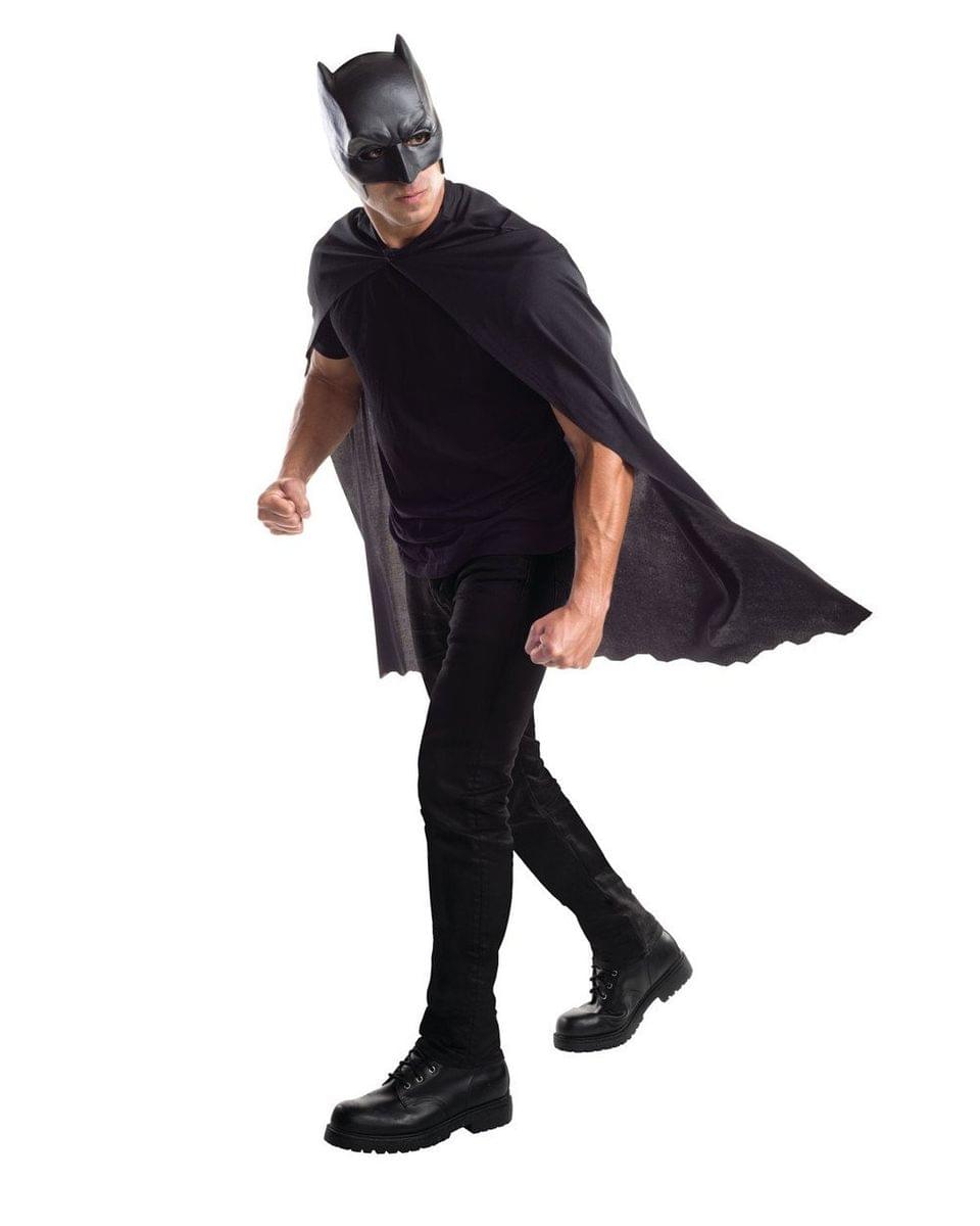 Dawn Of Justice Batman Costume Cape with Mask Adult One Size