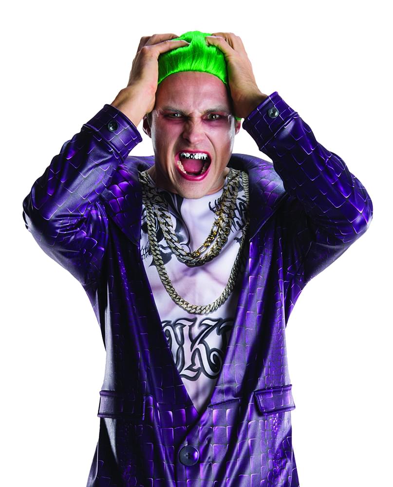 Suicide Squad Joker Costume Teeth Adult One Size