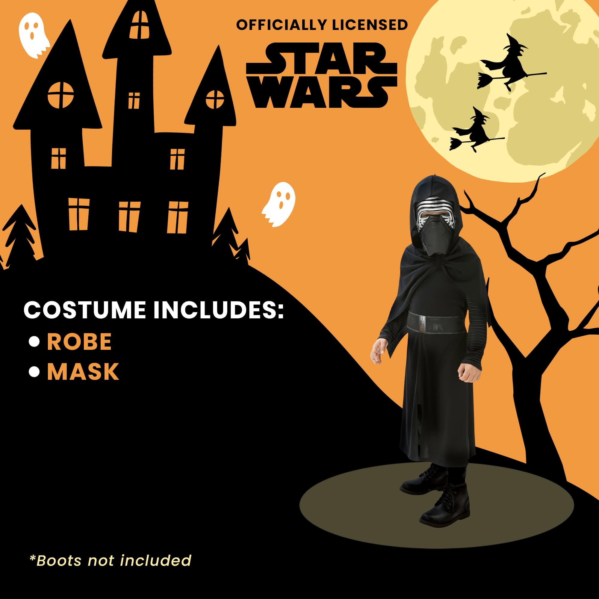 Star Wars The Force Awakens Kylo Ren Child Costume