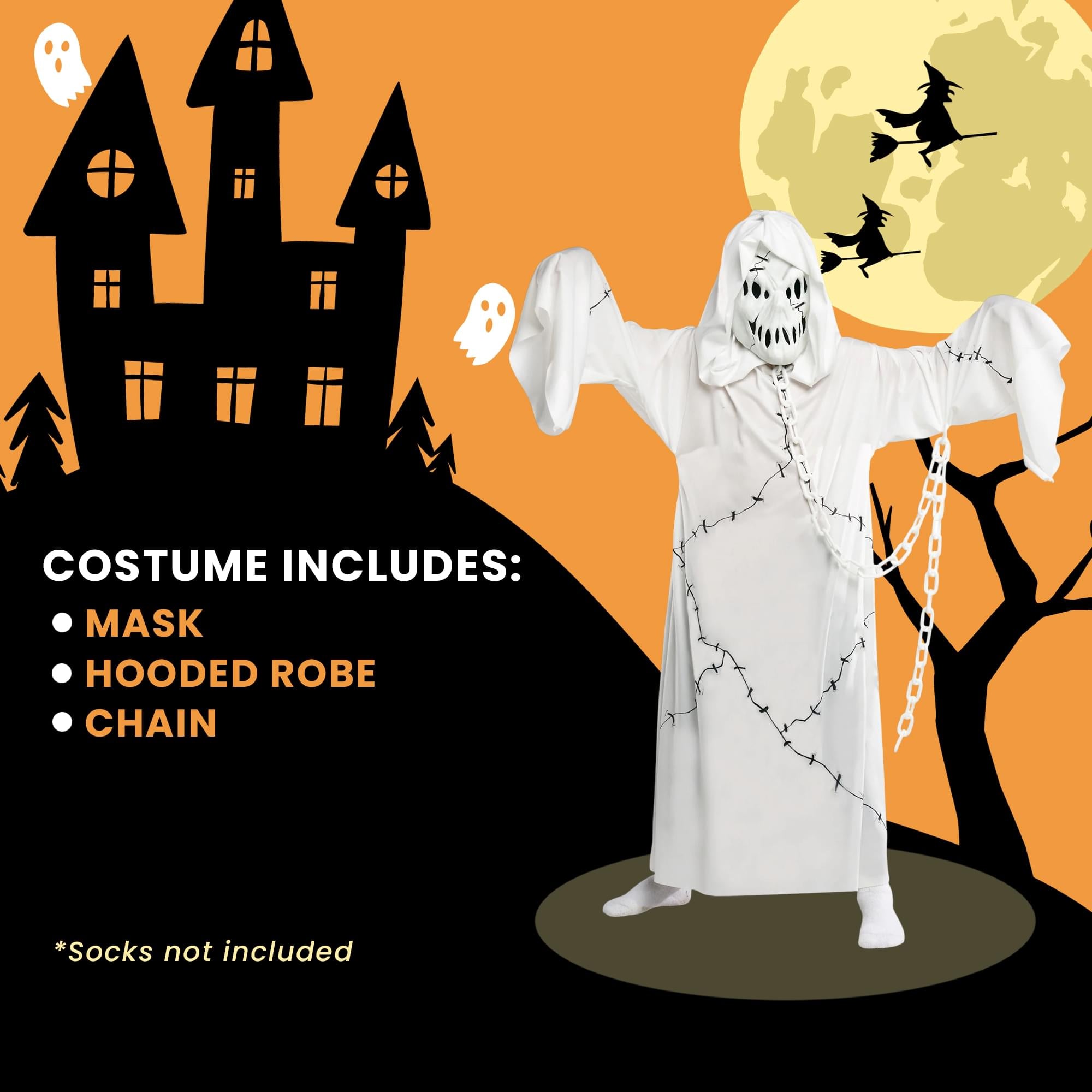 Cool Ghoul Child Costume | 3-4 Years