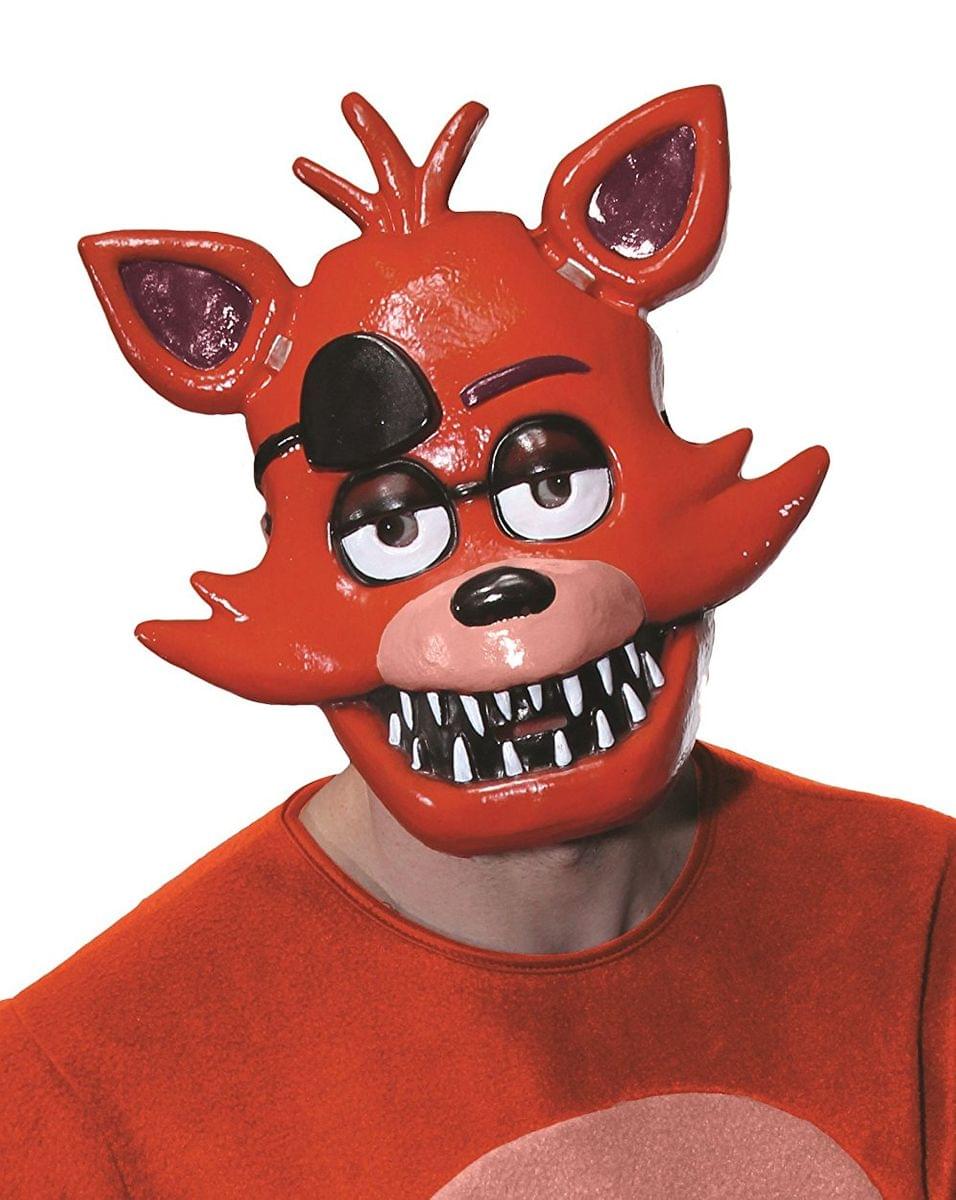 Five Nights at Freddy's Adult Costume Half Mask Set: Freddy, Foxy, Chica, Bonnie