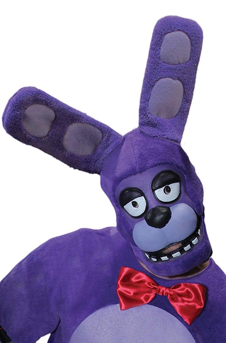 Five Nights at Freddy's Bonnie Costume 3/4 Mask Adult Standard