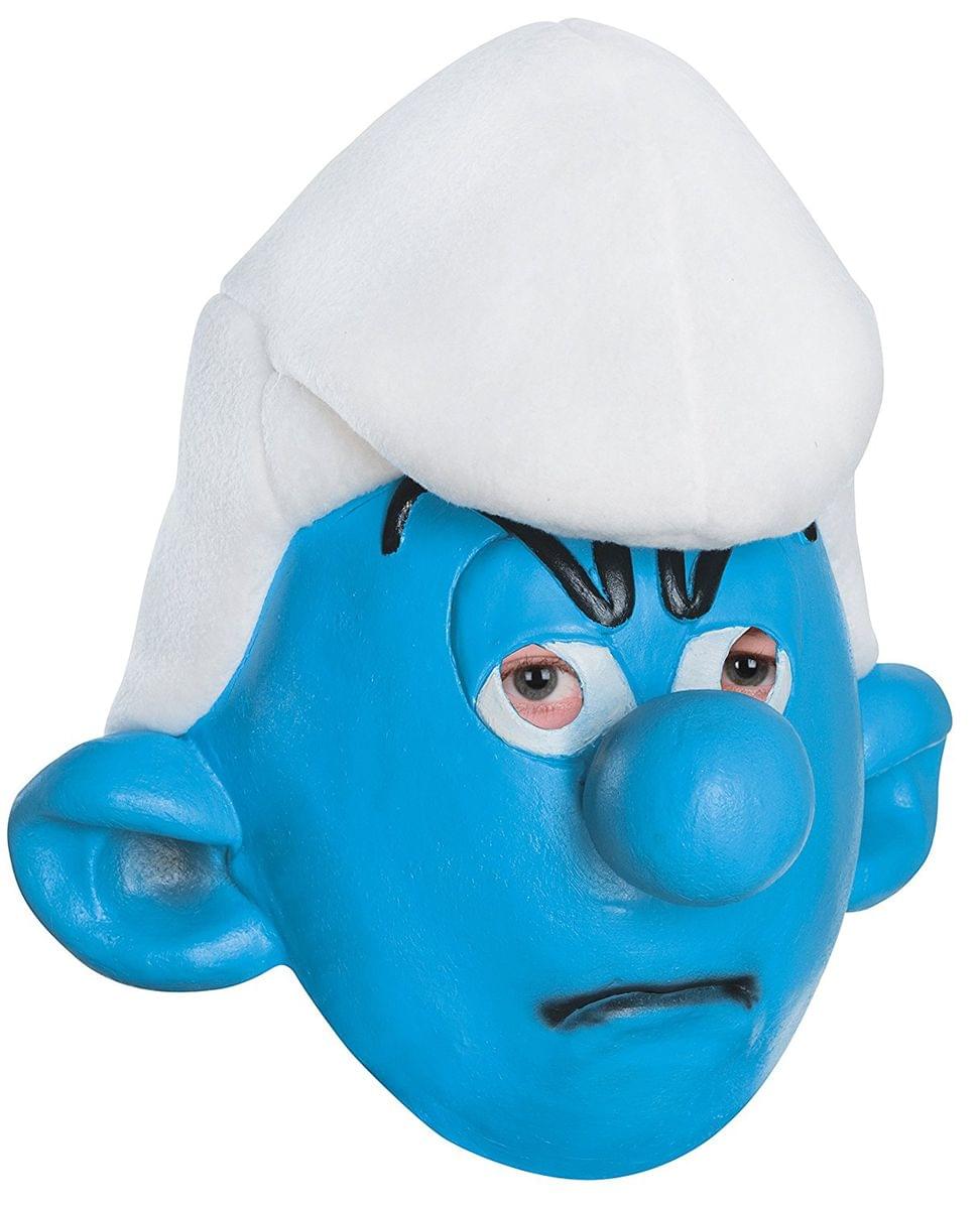 Smurfs: The Lost Village Grouchy Smurf Child's Costume Half Mask