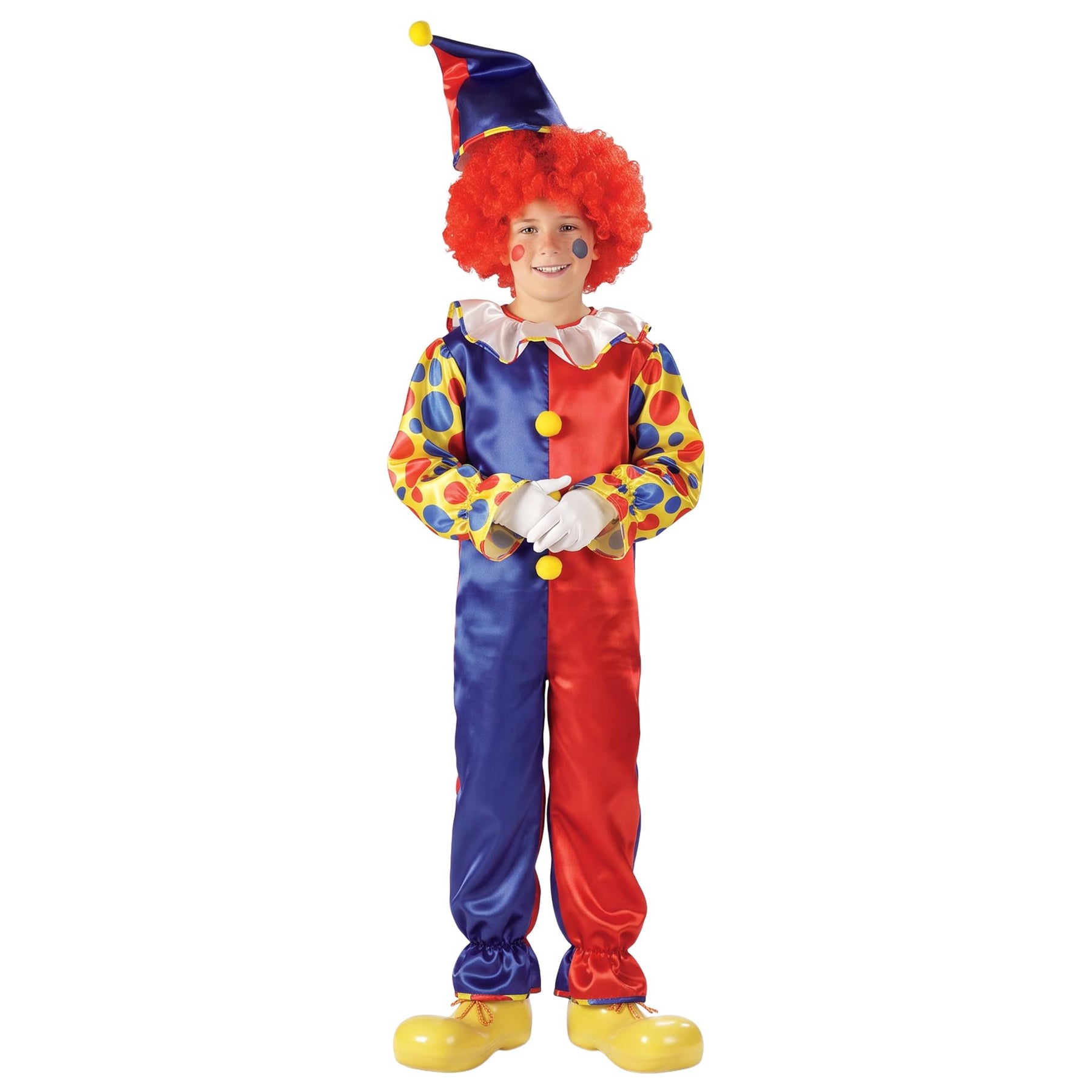 Bubbles The Clown Child Costume