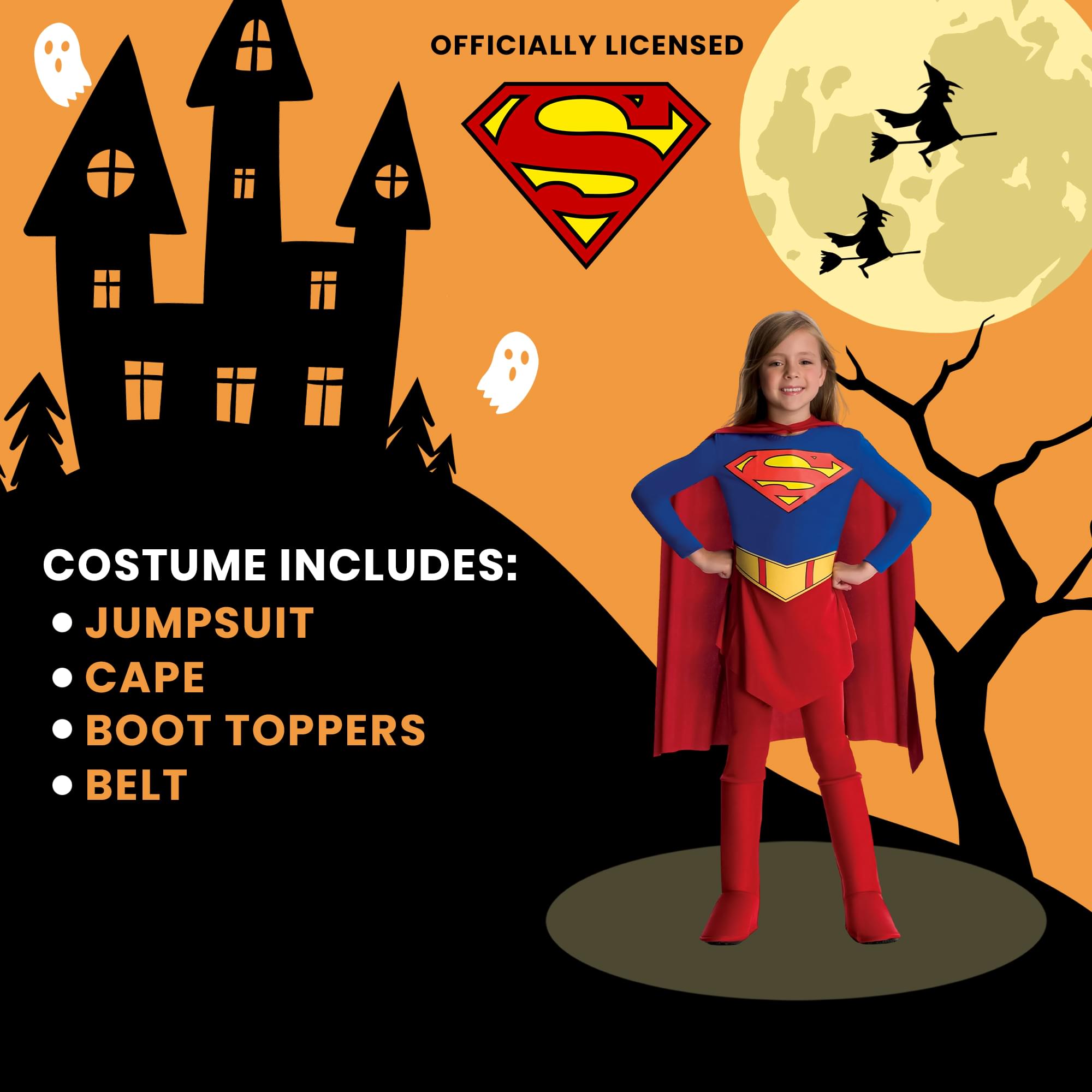 DC Supergirl Child Costume