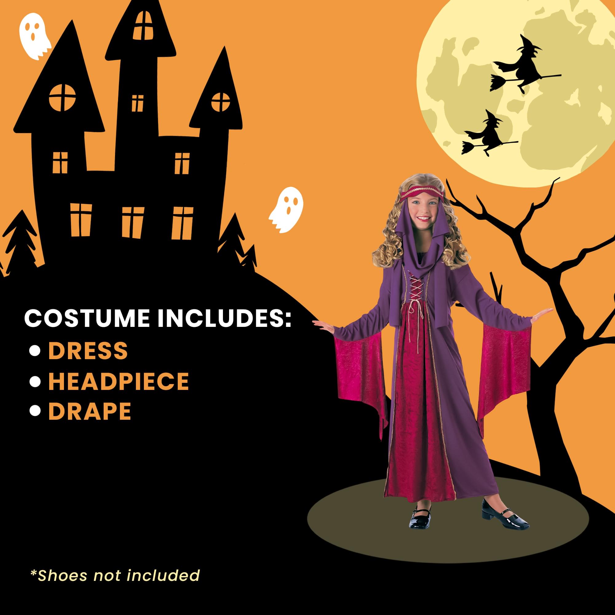 Medieval Princess Child Costume