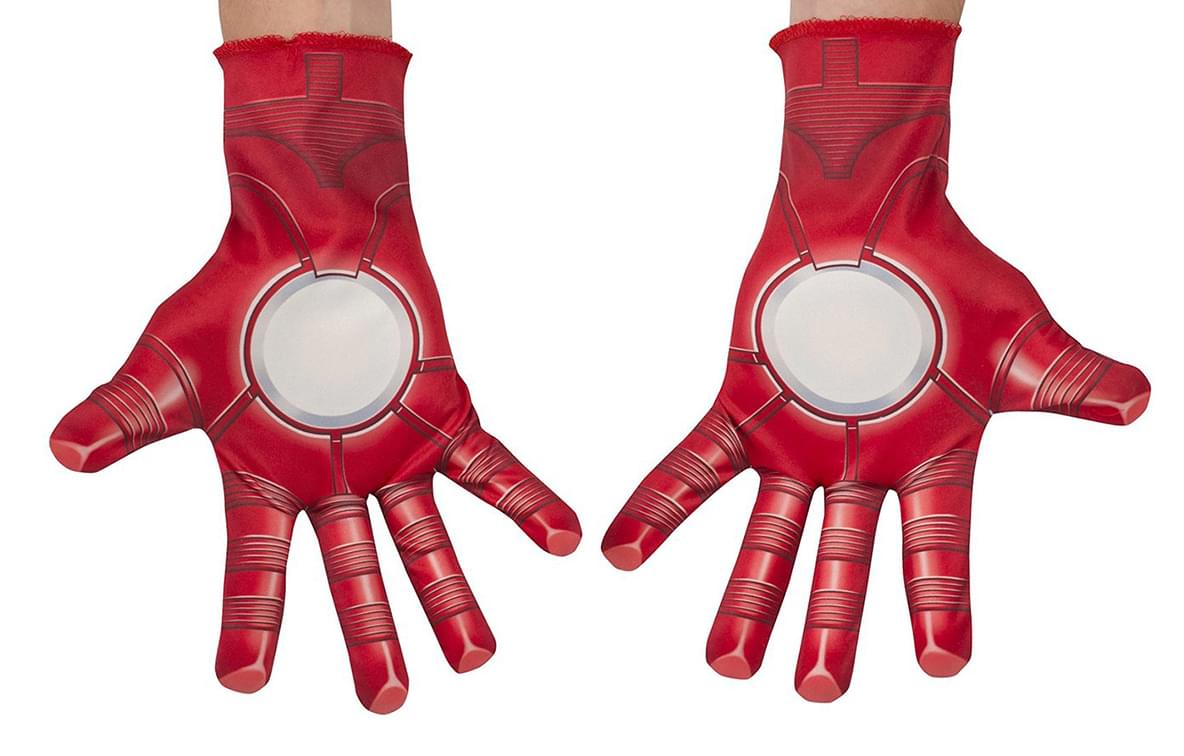 Avengers 2 Iron Man Costume Gloves Adult One Size
