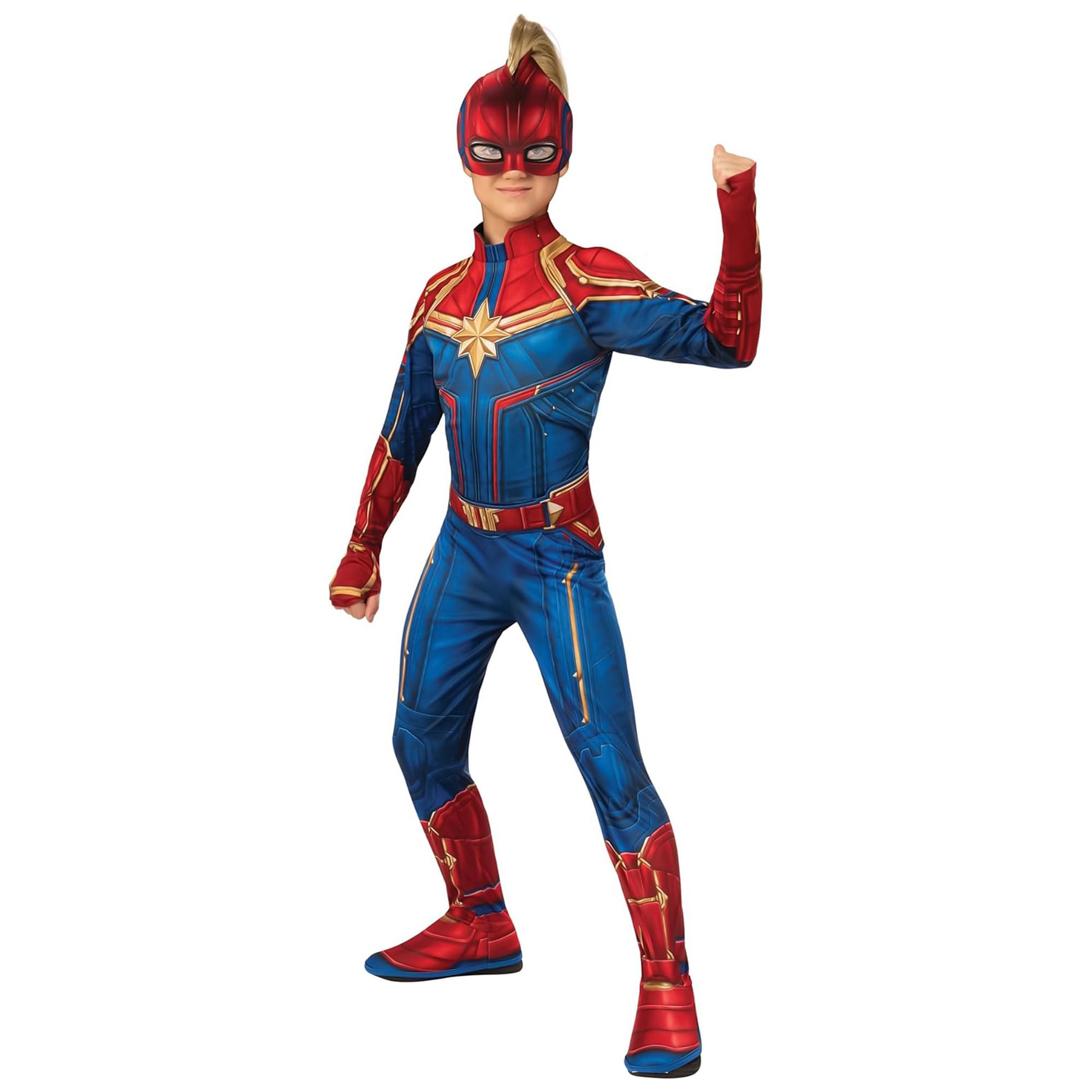 Marvel Captain Marvel Child Costume Hero Suit