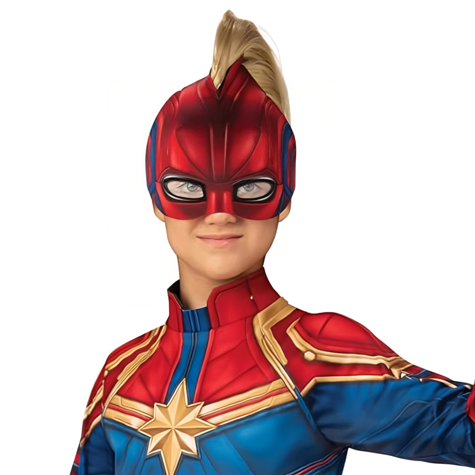 Marvel Captain Marvel Child Costume Hero Suit