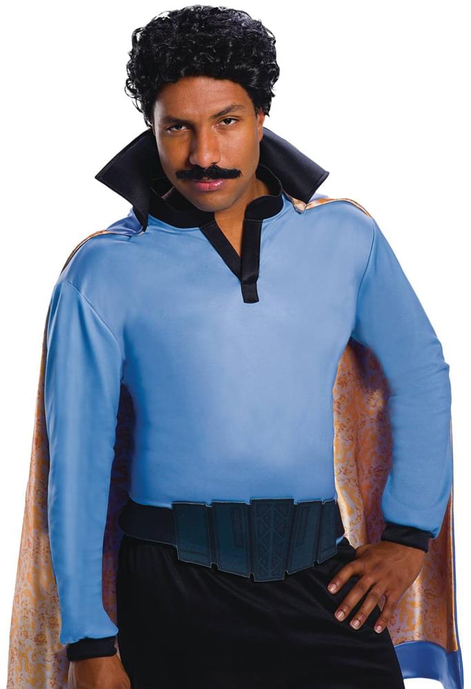 Star Wars Classic Lando Calrissian Adult Wig & Mustache Costume Set