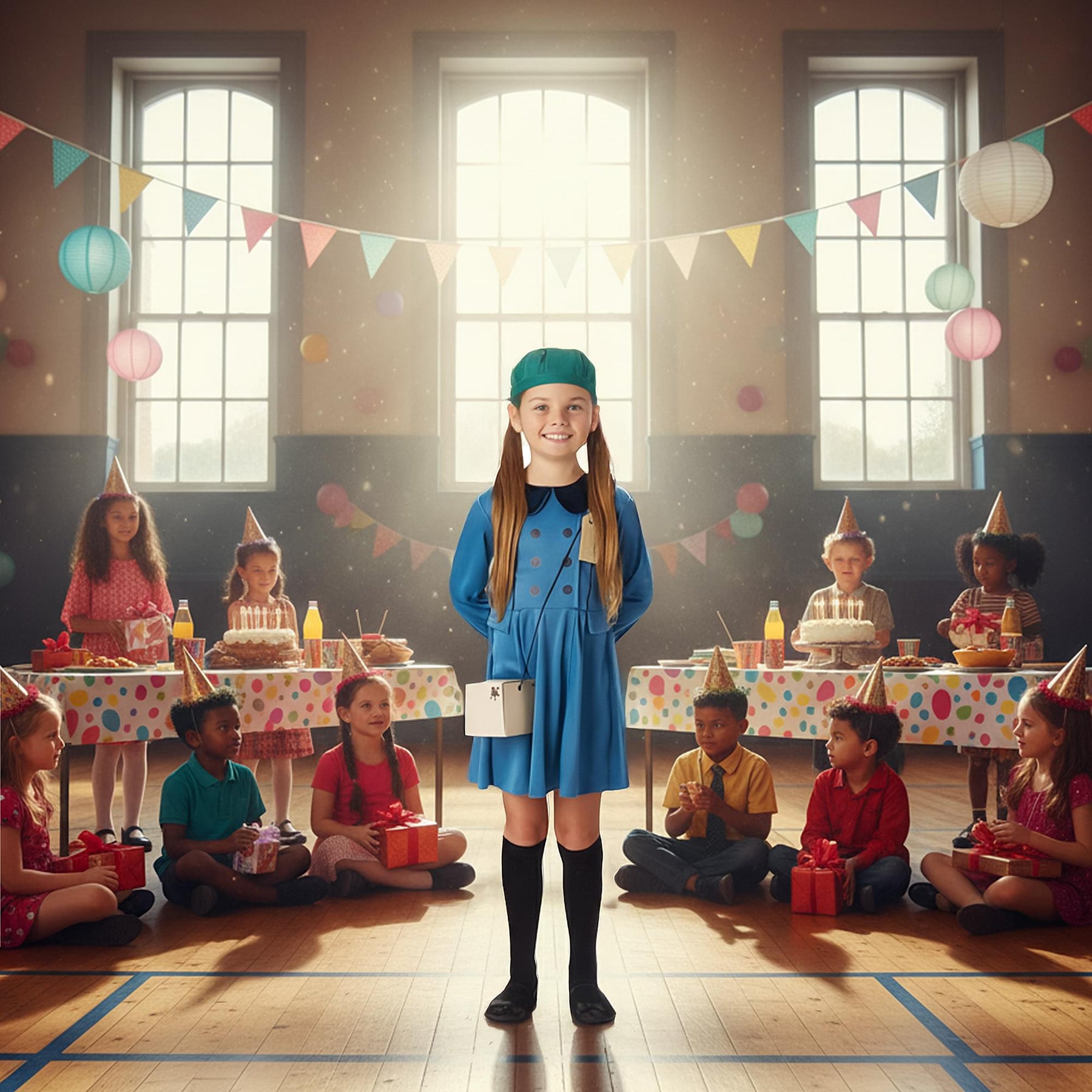 Evacuee Girl Child Costume