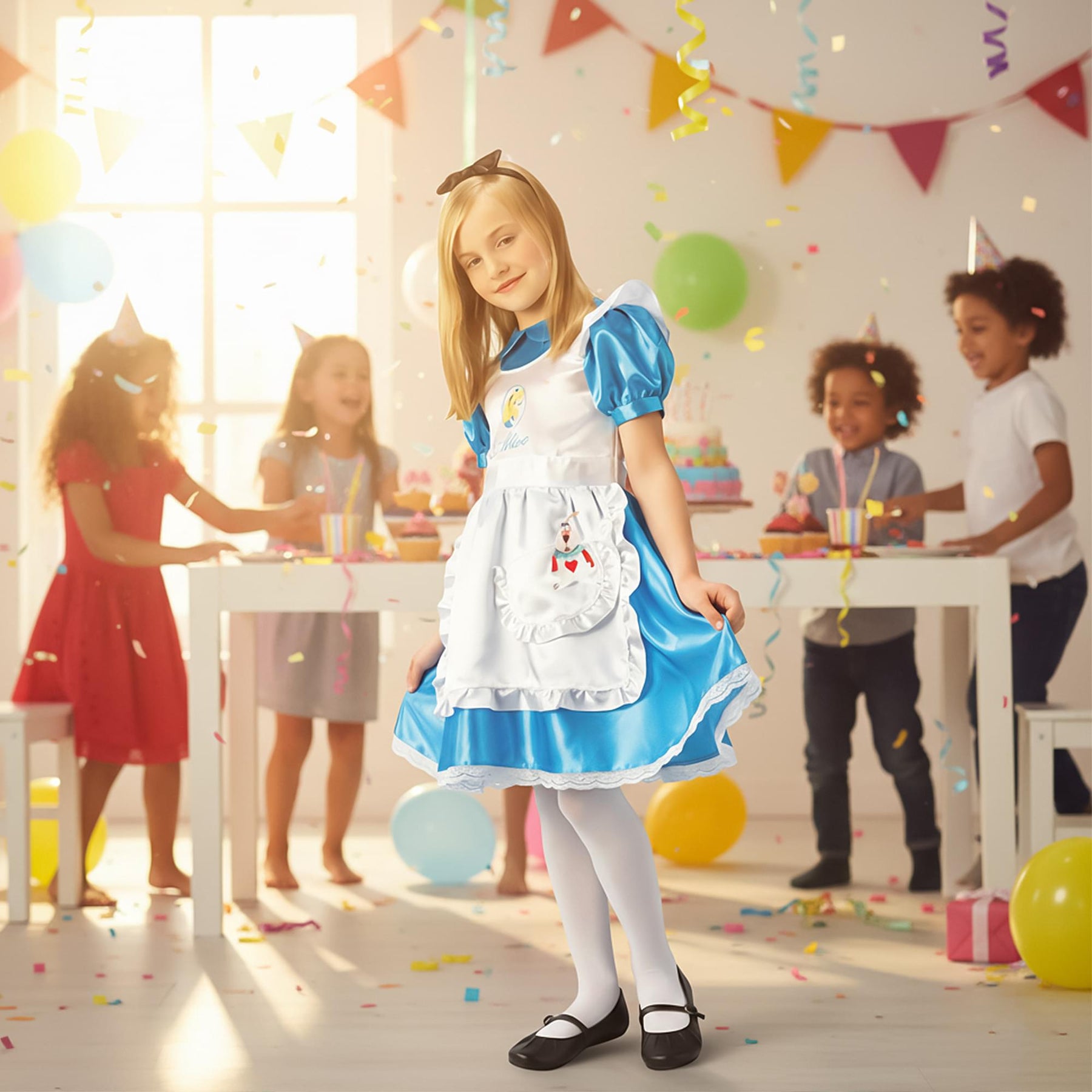 Disney Alice In Wonderland Alice Deluxe Child Costume