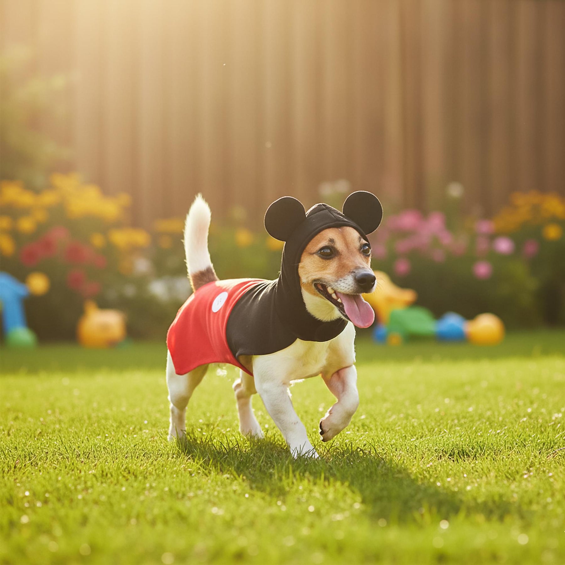 Mickey Mouse Back, Chest Pet Costume