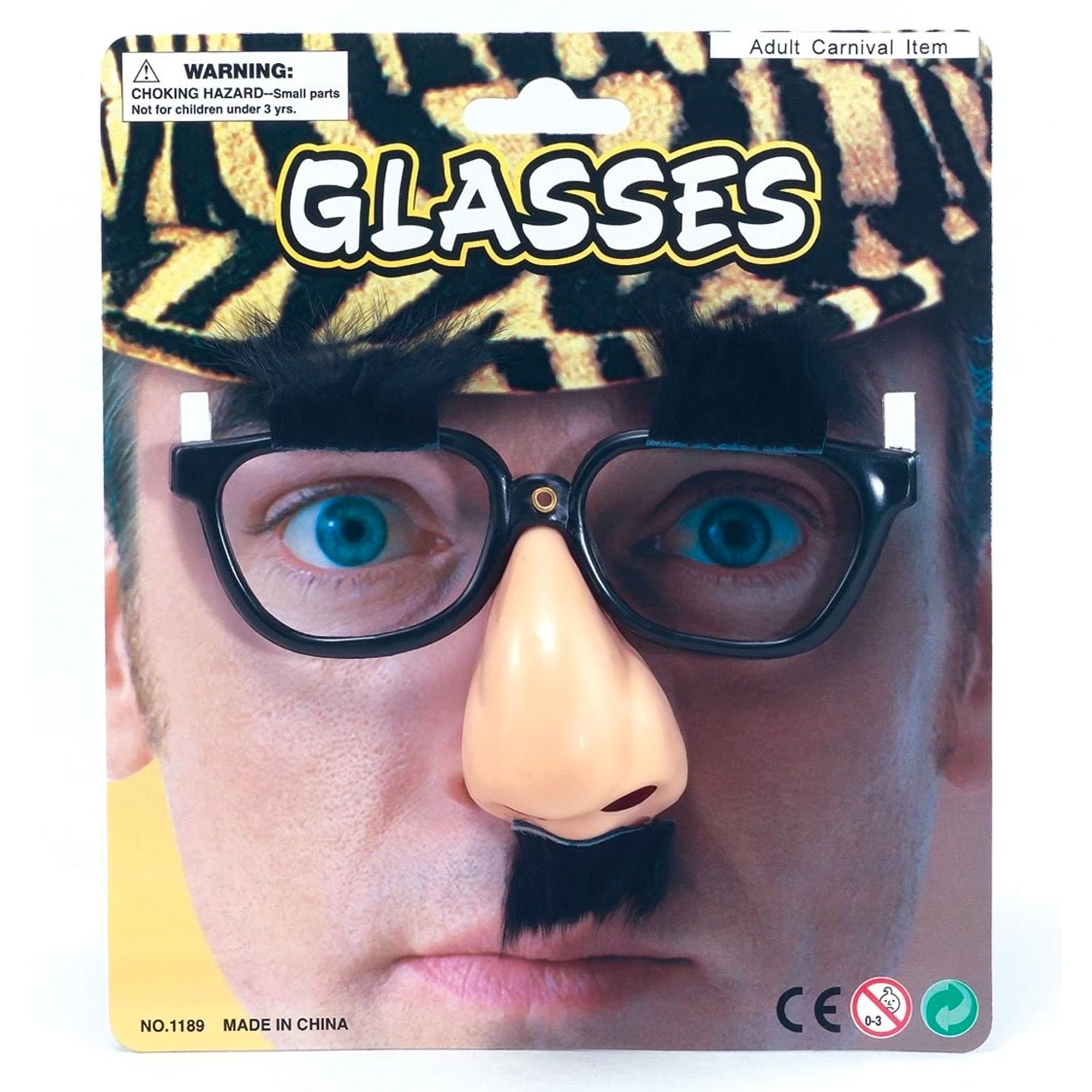 Glasses Nose Combo Adult Costume