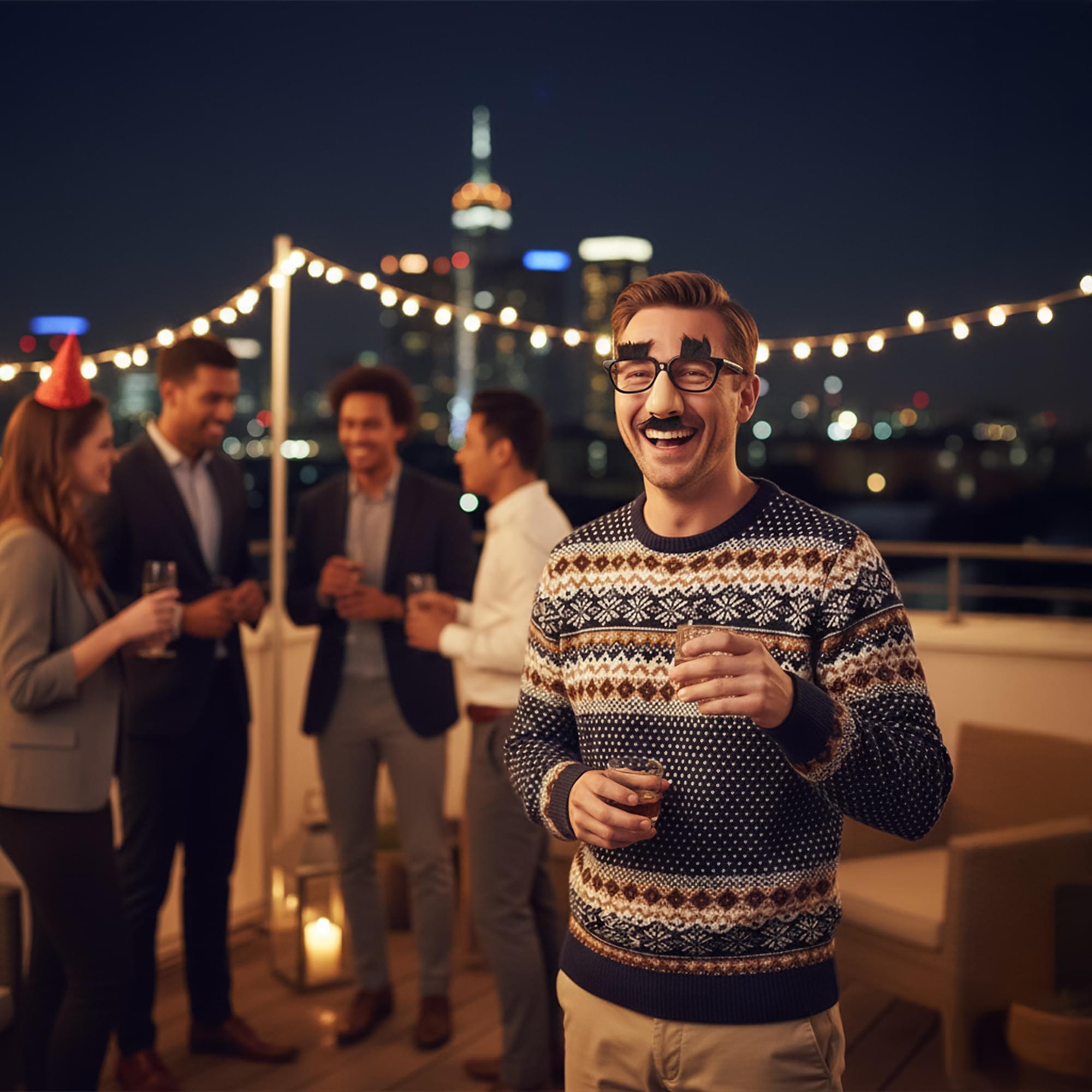 Glasses Nose Combo Adult Costume