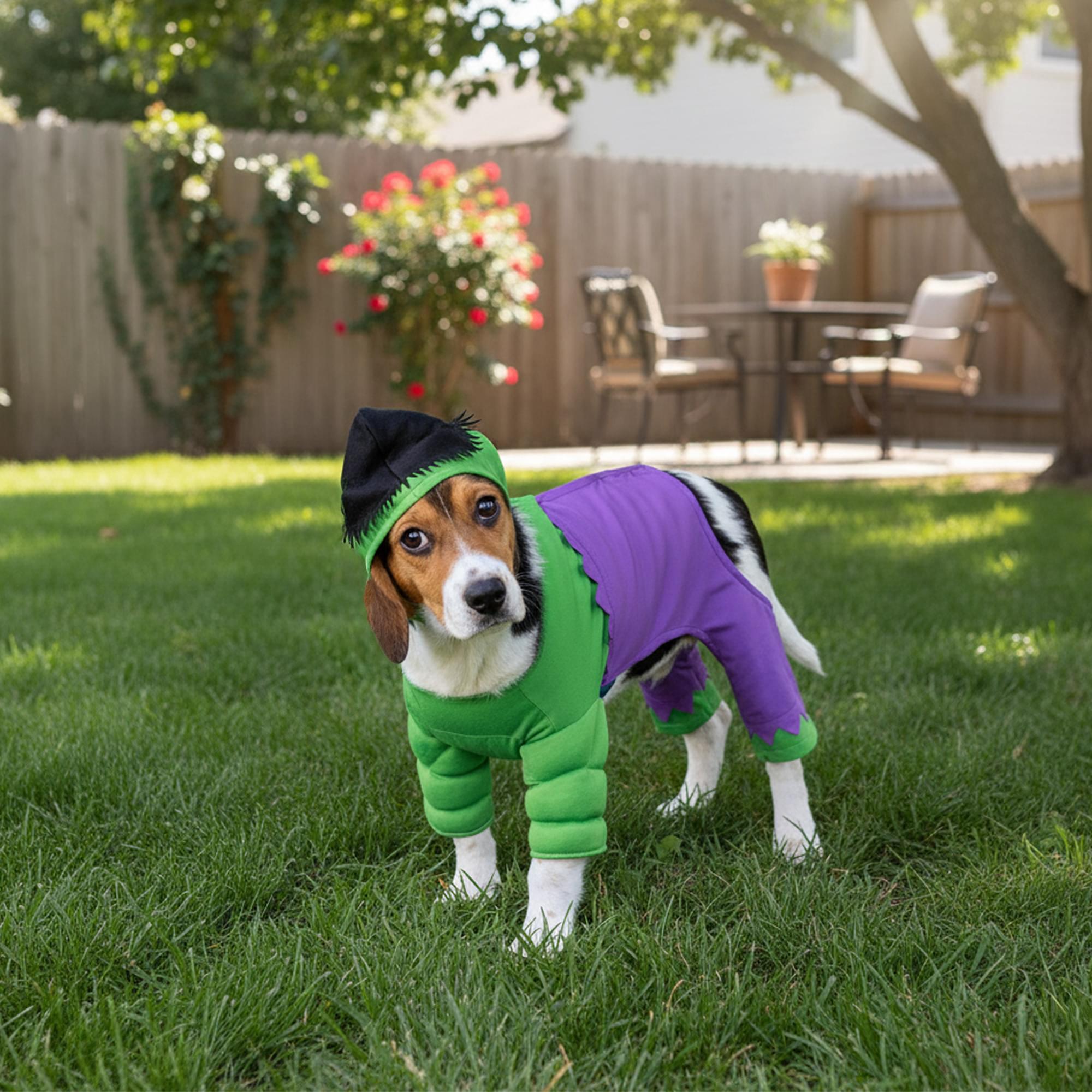 Incredible Hulk Back, Chest Adult Costume