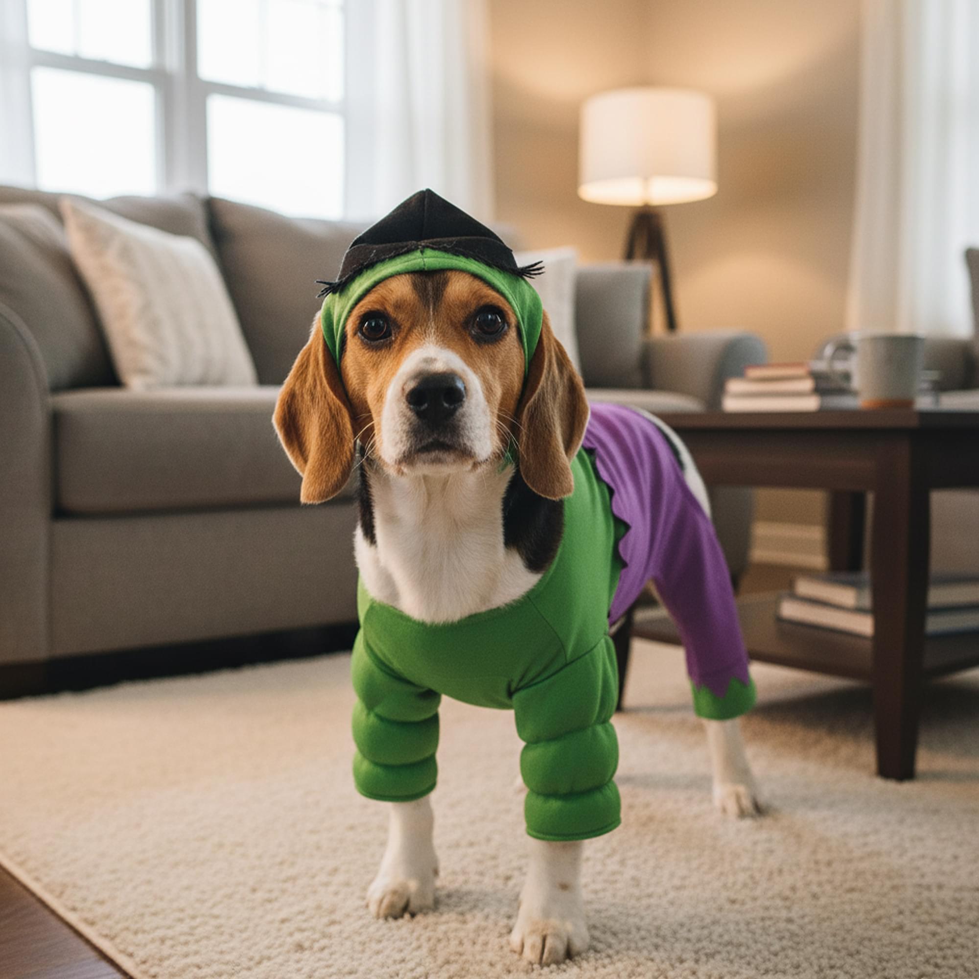 Incredible Hulk Back, Chest Adult Costume