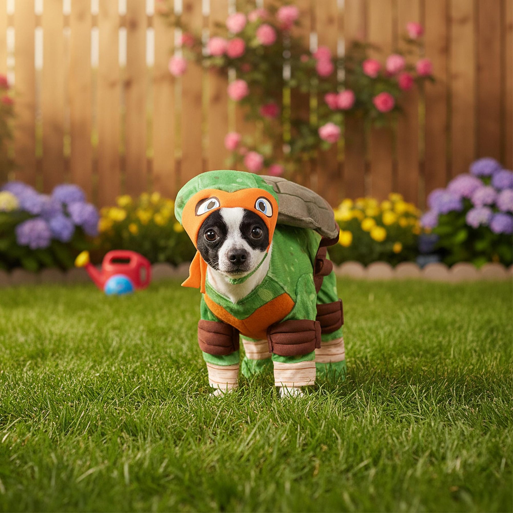 Michelangelo Back, Chest Child Costume