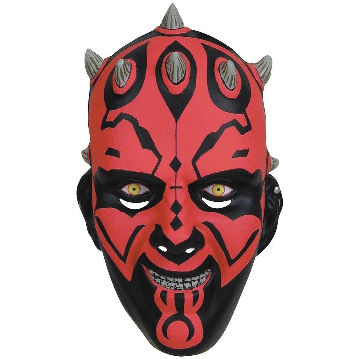 Star Wars Darth Maul 3/4 Adult PVC Mask Costume Accessory
