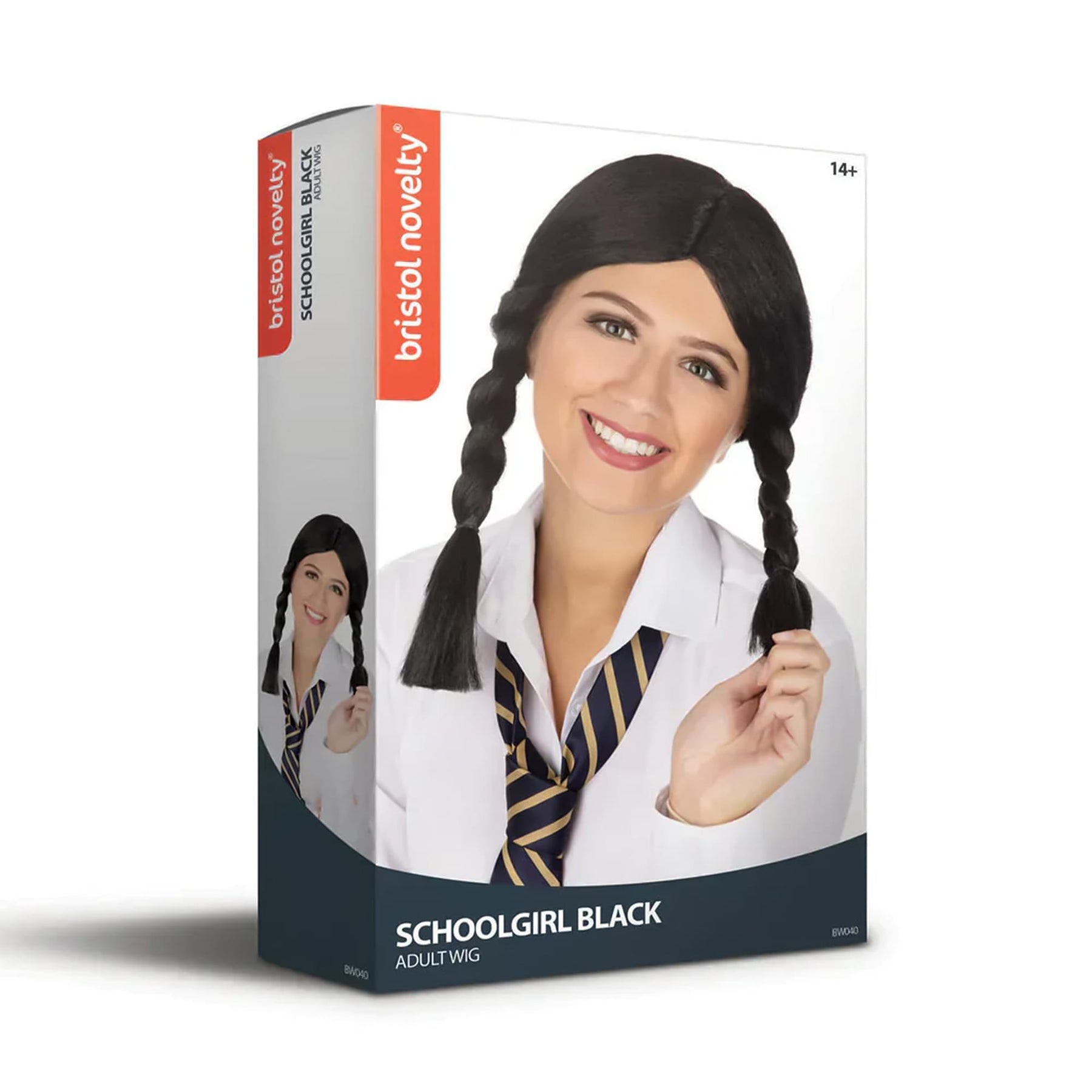 School Girl Black Wig Costume Accessory