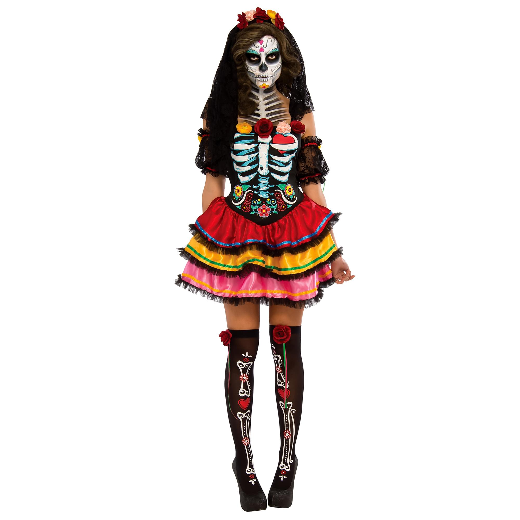 Day Of The Dead Senorita Adult Costume