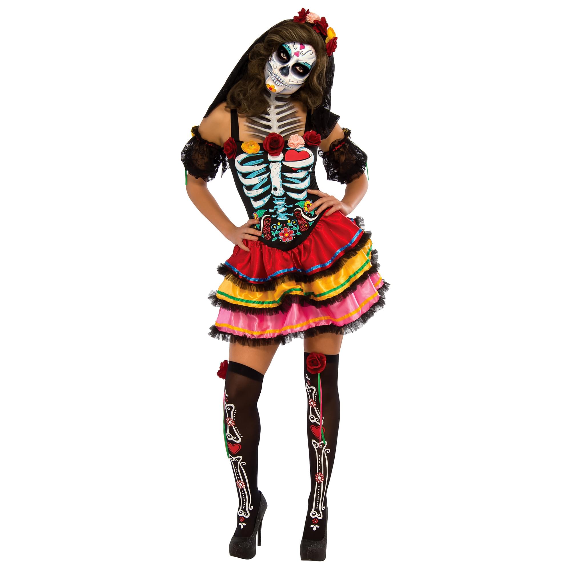 Day Of The Dead Senorita Adult Costume