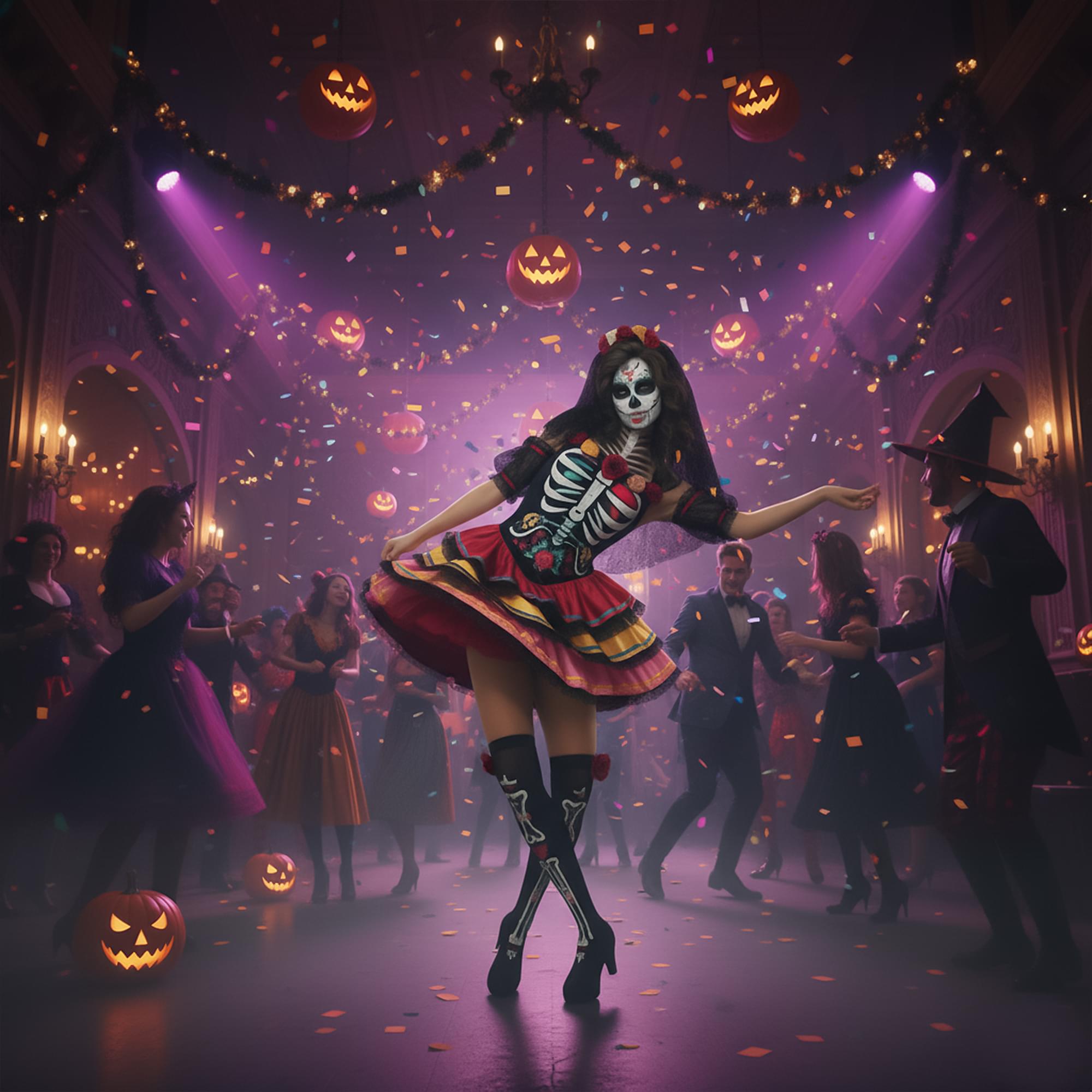 Day Of The Dead Senorita Adult Costume