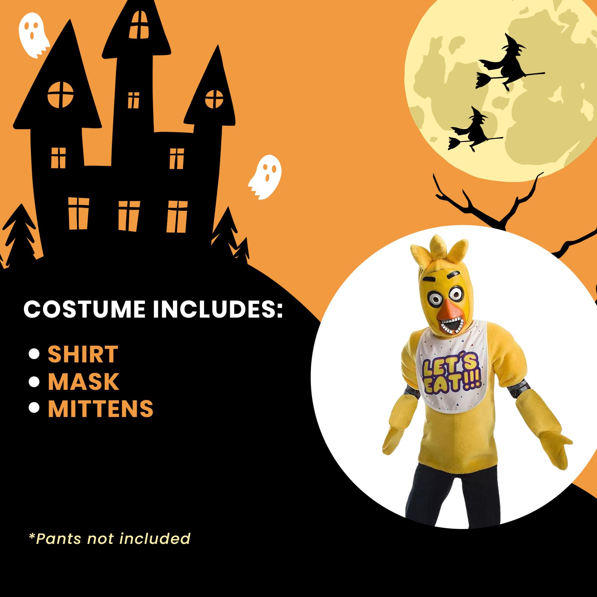 Five Nights At Freddy's Chica Costume Top Child