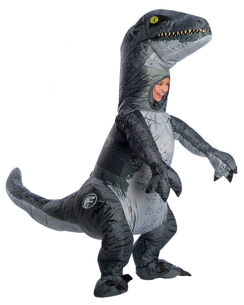 Jurassic World Fallen Kingdom Velociraptor "Blue" Deluxe Inflatable Child Costume