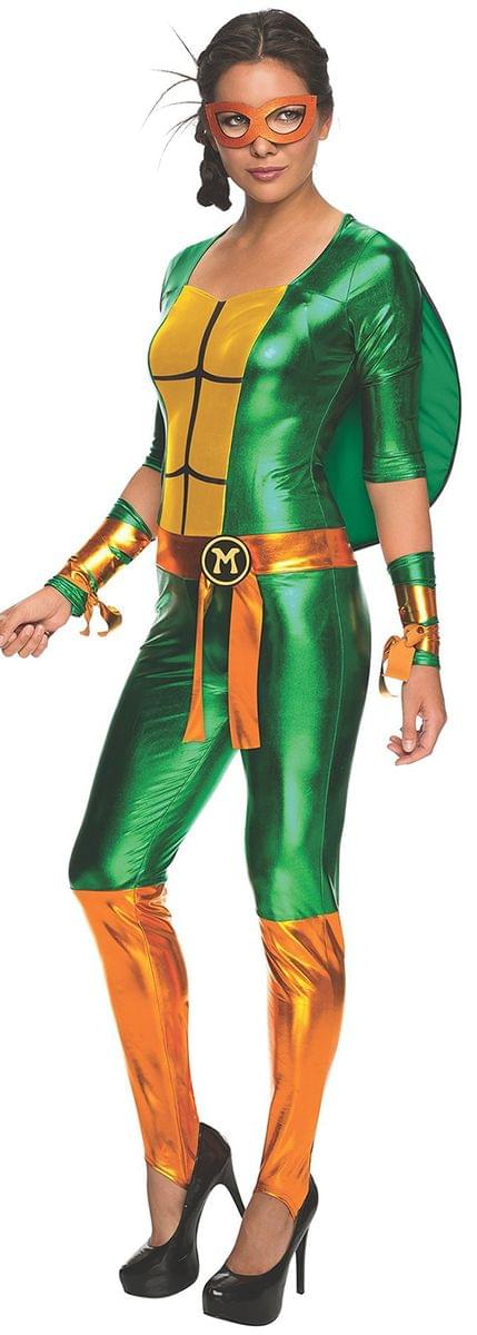Classic Michelangelo TMNT Women's Jumpsuit Costume