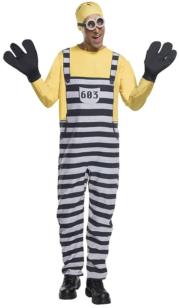 Despicable Me 3 Jail Minion Tom Adult Costume